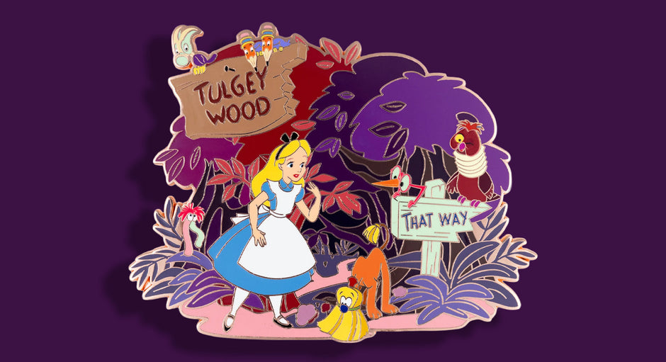 Alice in Wonderland Tulgey Woods
