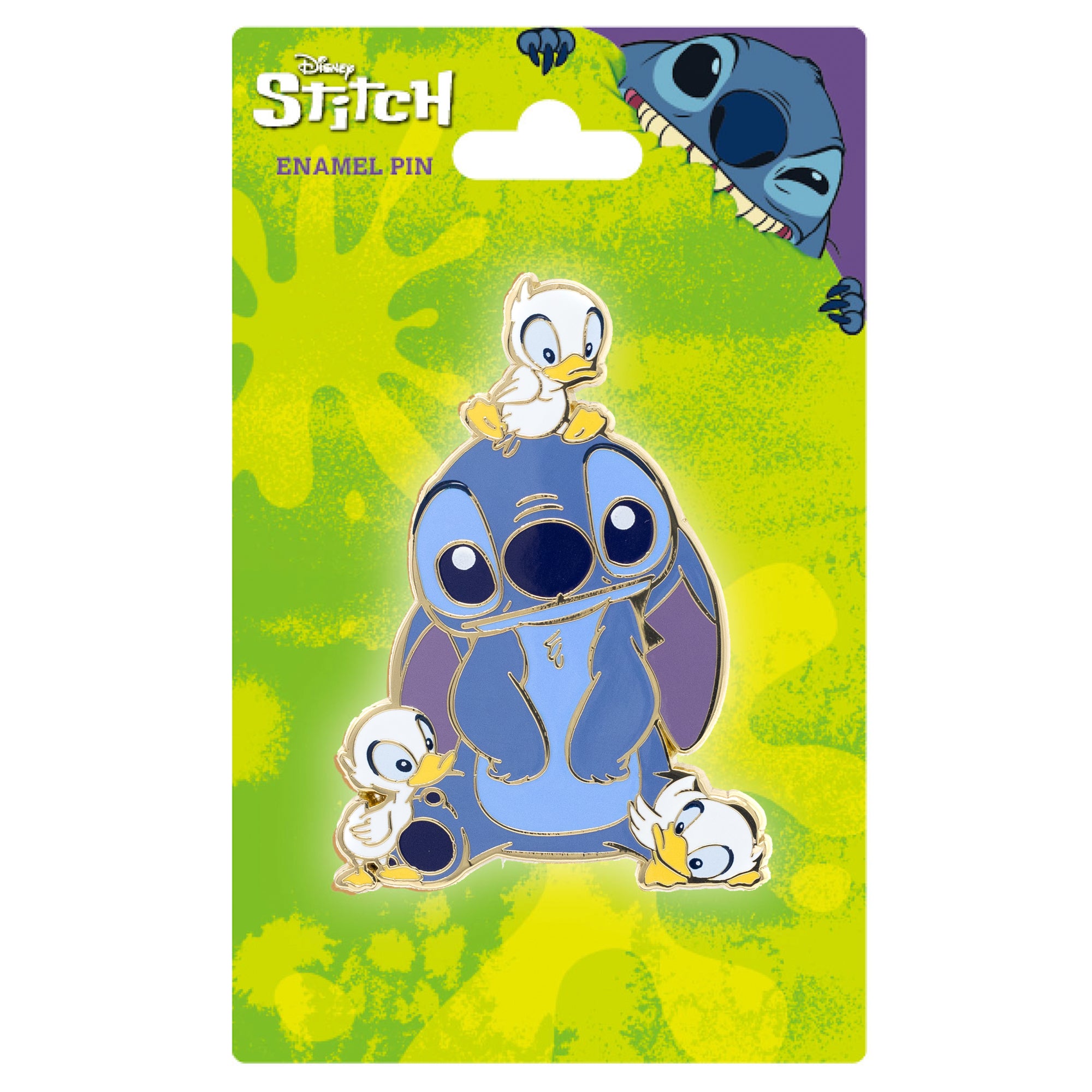 Disney Lilo and Stitch with Ducklings Collectible Trading Pin