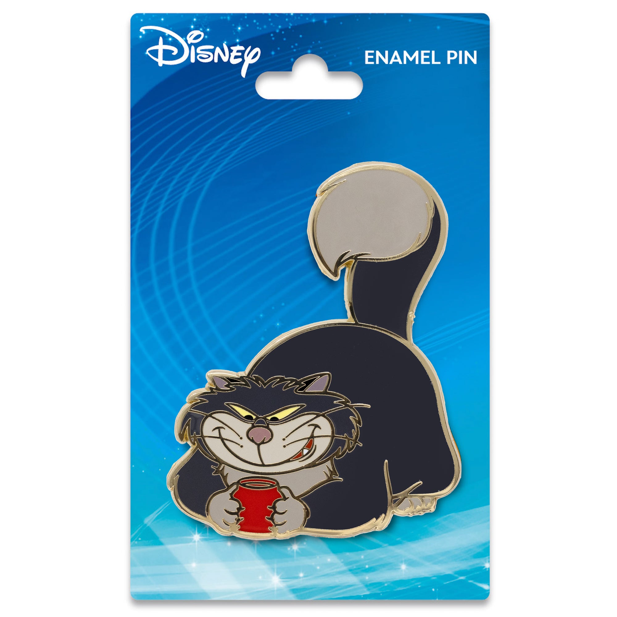 Disney Cinderella Lucifer with Red Cup Collectible Trading Pin