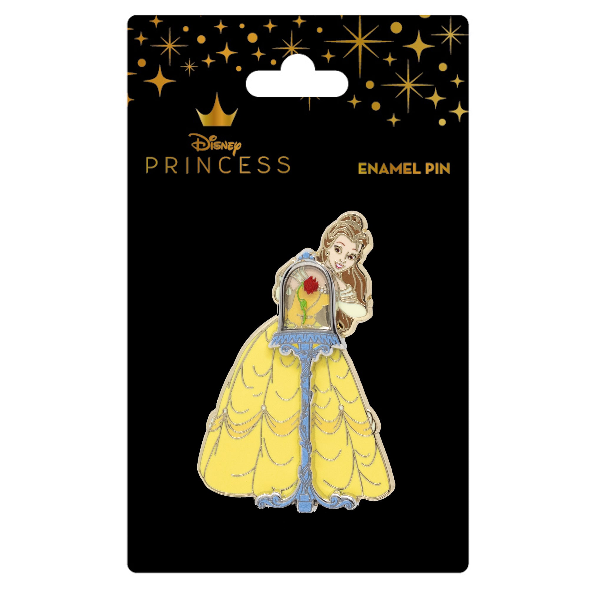 Disney Princess Beauty and the Beast Belle Enchanted Rose Collectible Trading Pin
