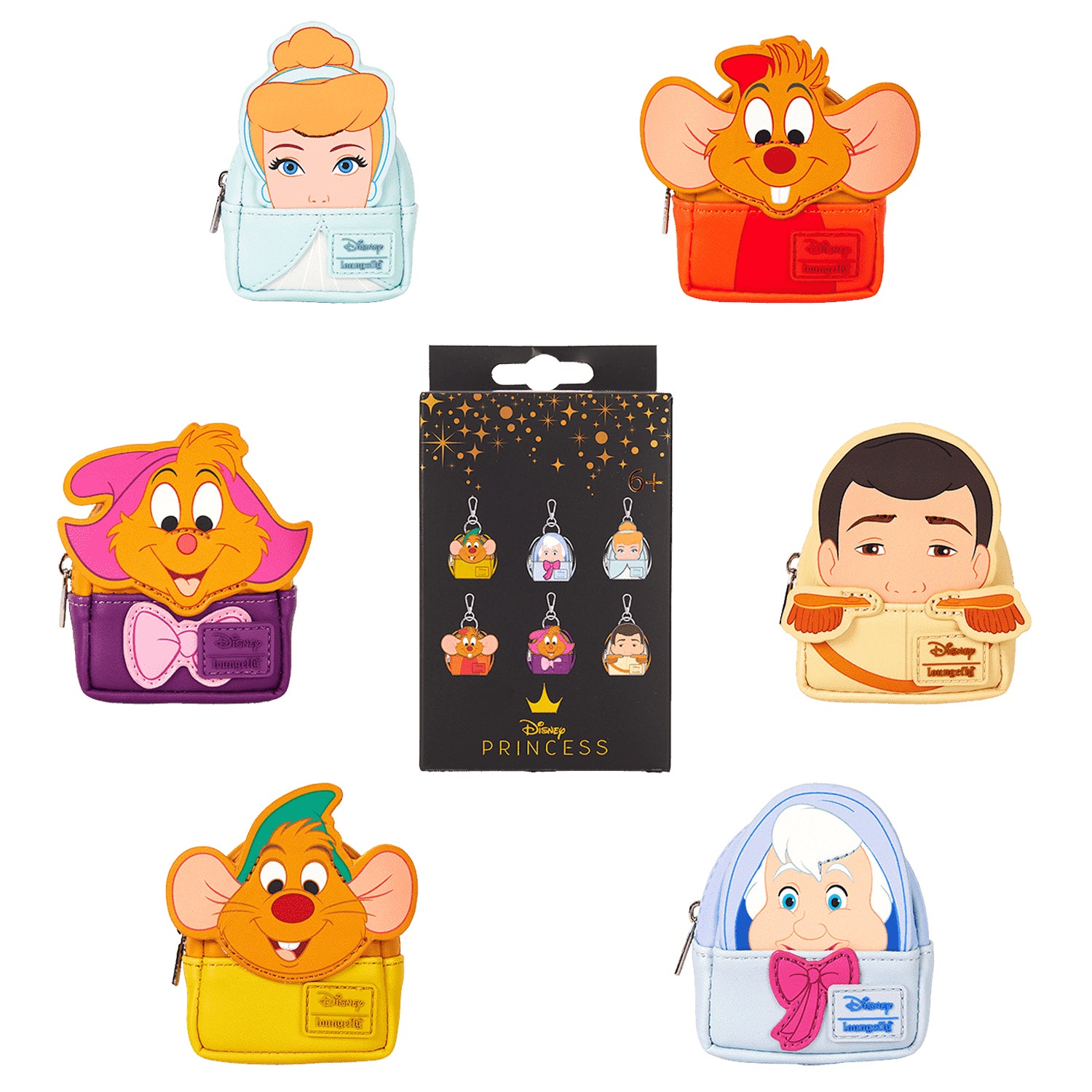 Disney Cinderella Mystery Mini Backpack Keychain Charm