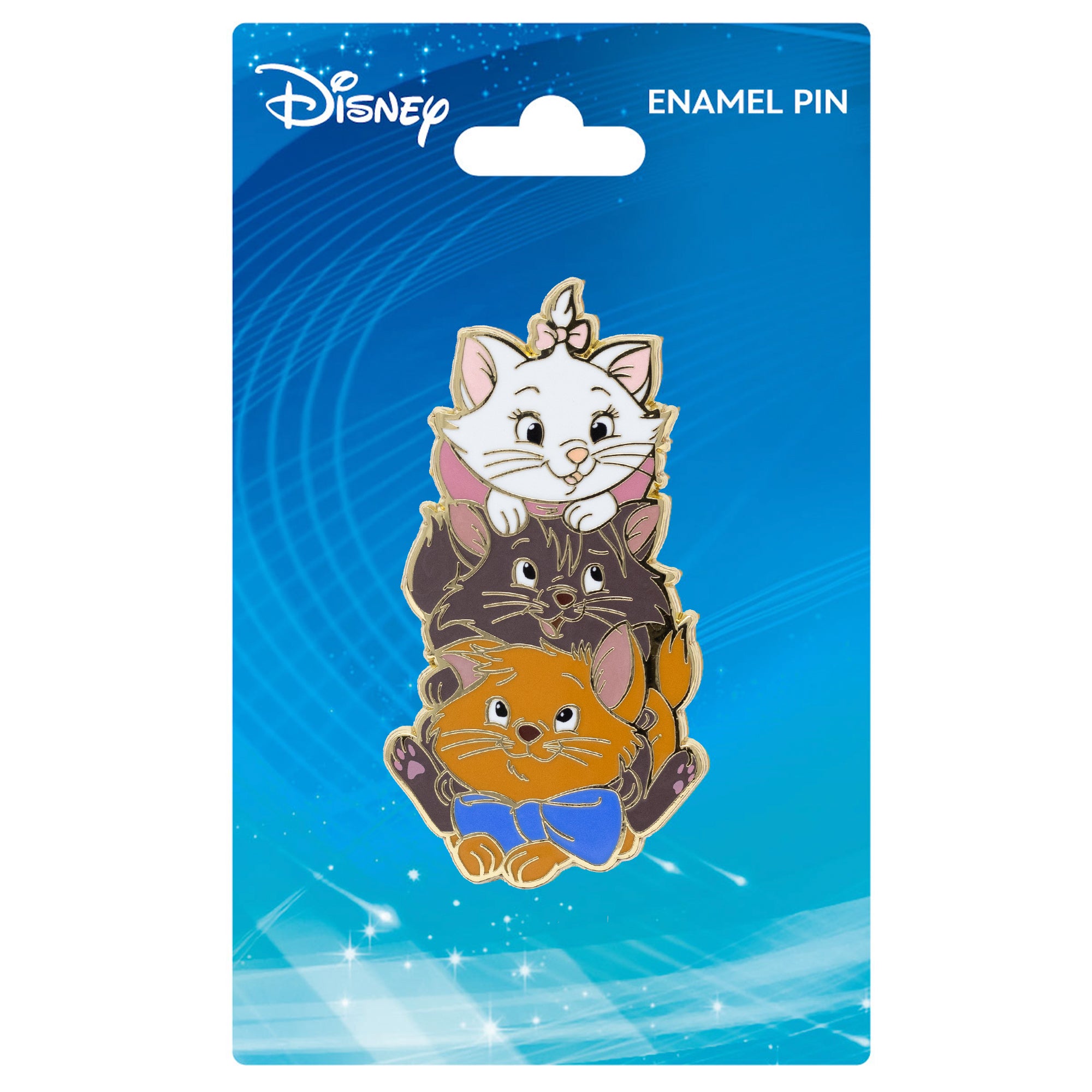 Disney The Aristocats Cat Stack Marie, Berlioz and Toulouse Collectible Trading Pin