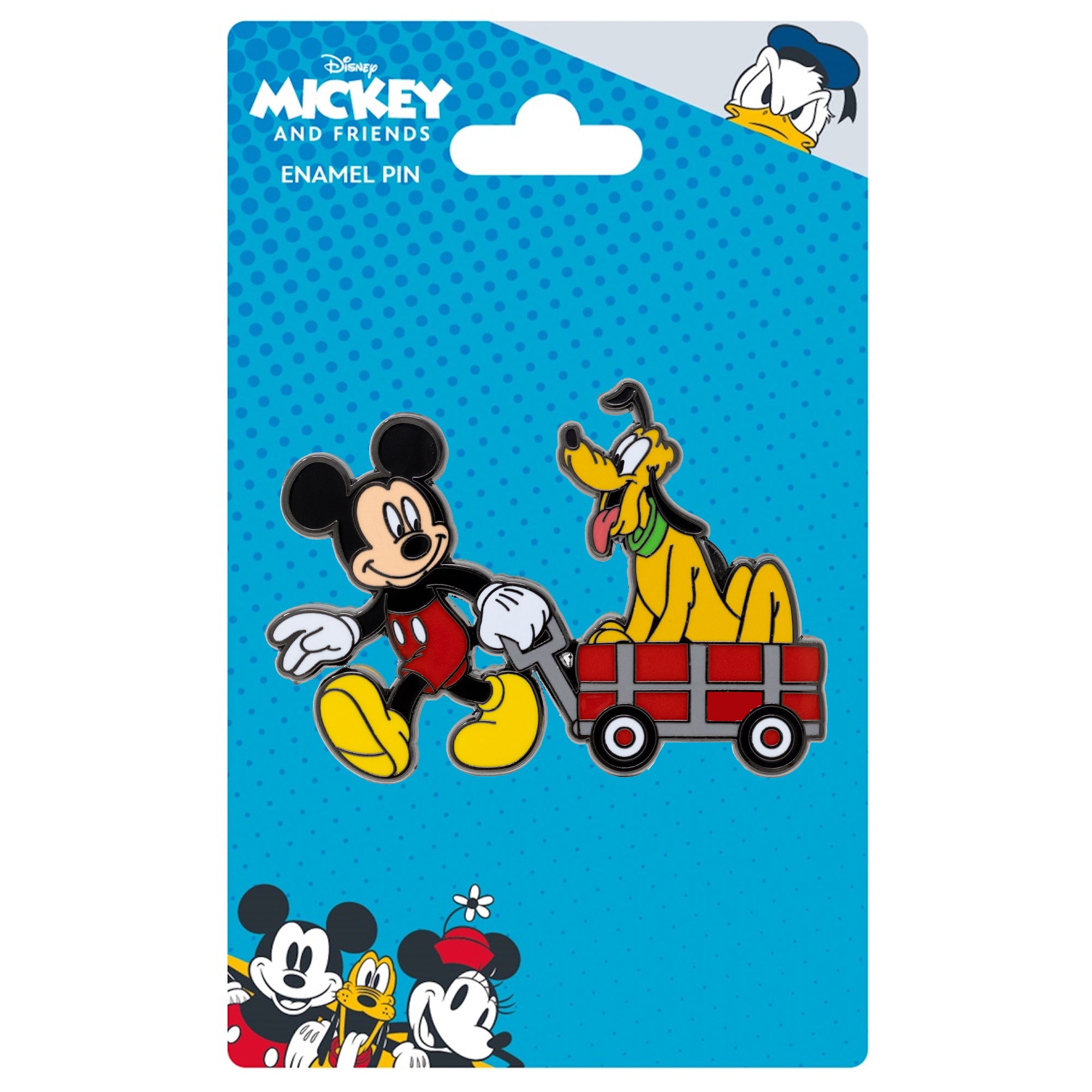 Disney Mickey and Friends Pluto on a Wagon Collectible Trading Pin