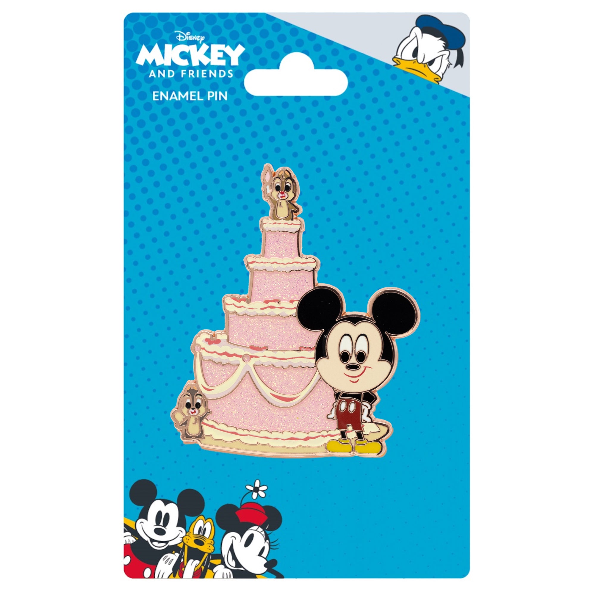 Disney Mickey Chip and Dale Birthday Cake Collectible Trading Pin