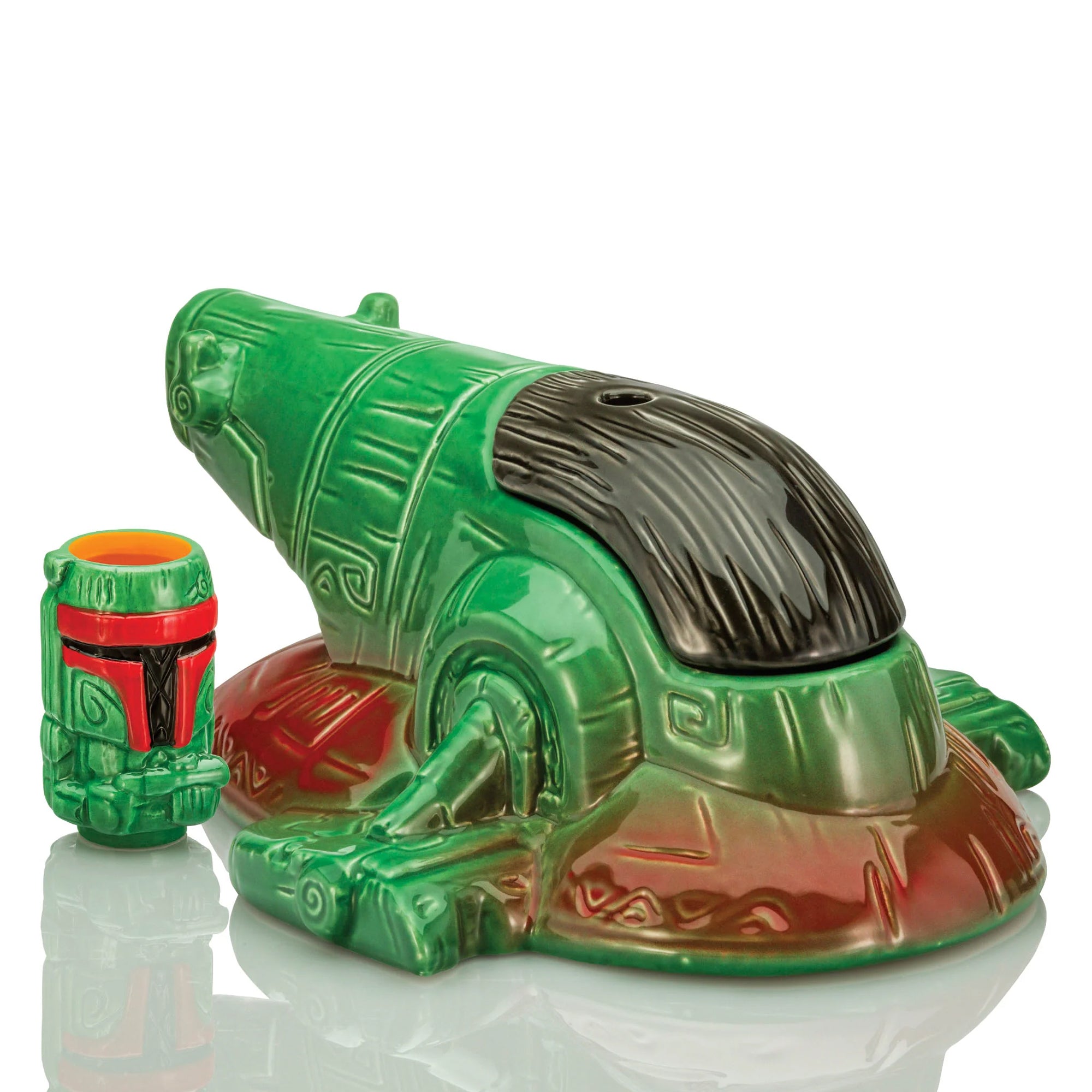 Star Wars Boba Fett's Starship Punch Bowl Tiki Set