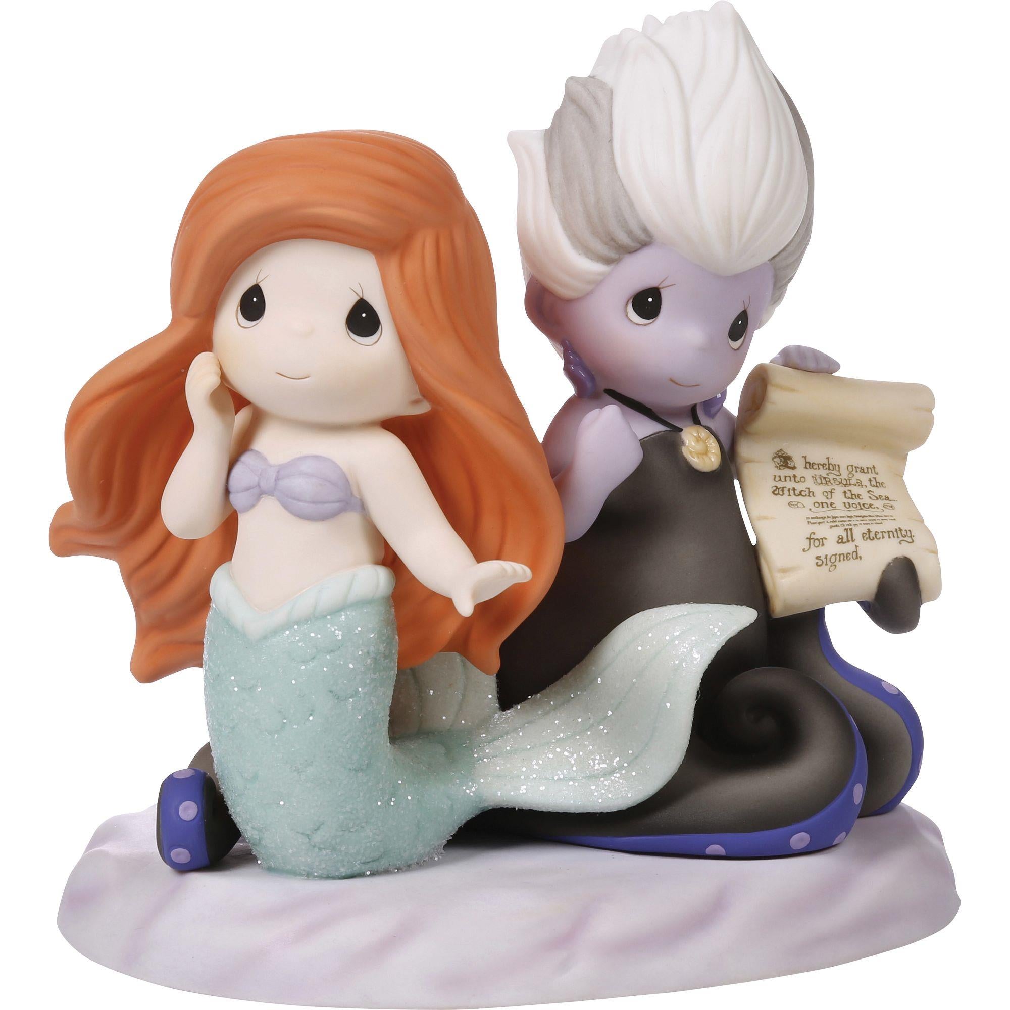Disney The Little Mermaid Ariel and Ursula Precious Moments Figurine