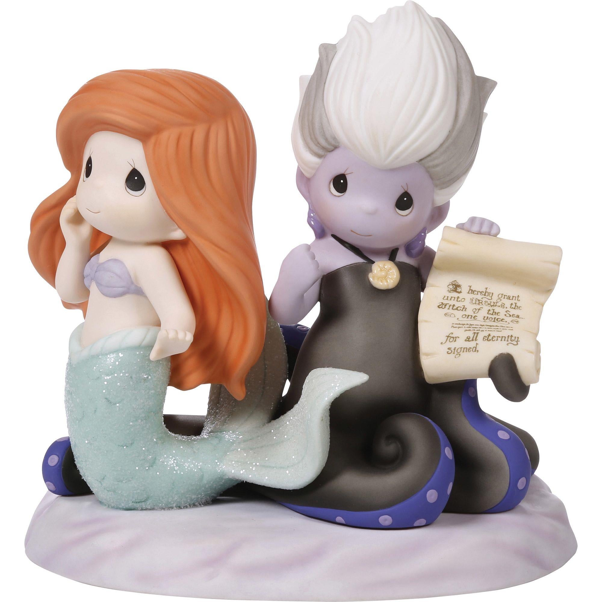 Disney The Little Mermaid Ariel and Ursula Precious Moments Figurine