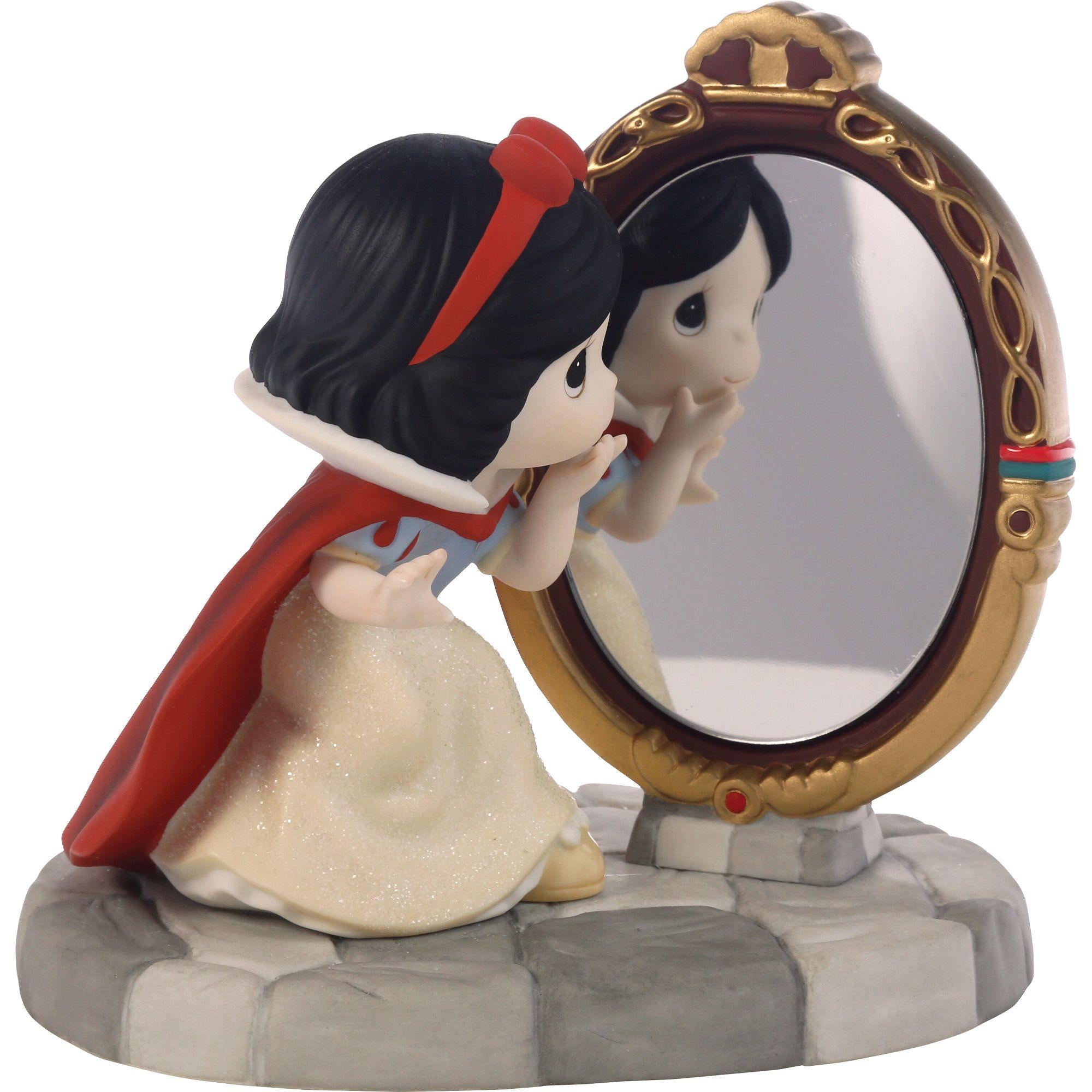 Disney Snow White and the Seven Dwarfs Mirror Precious Moments Figurine