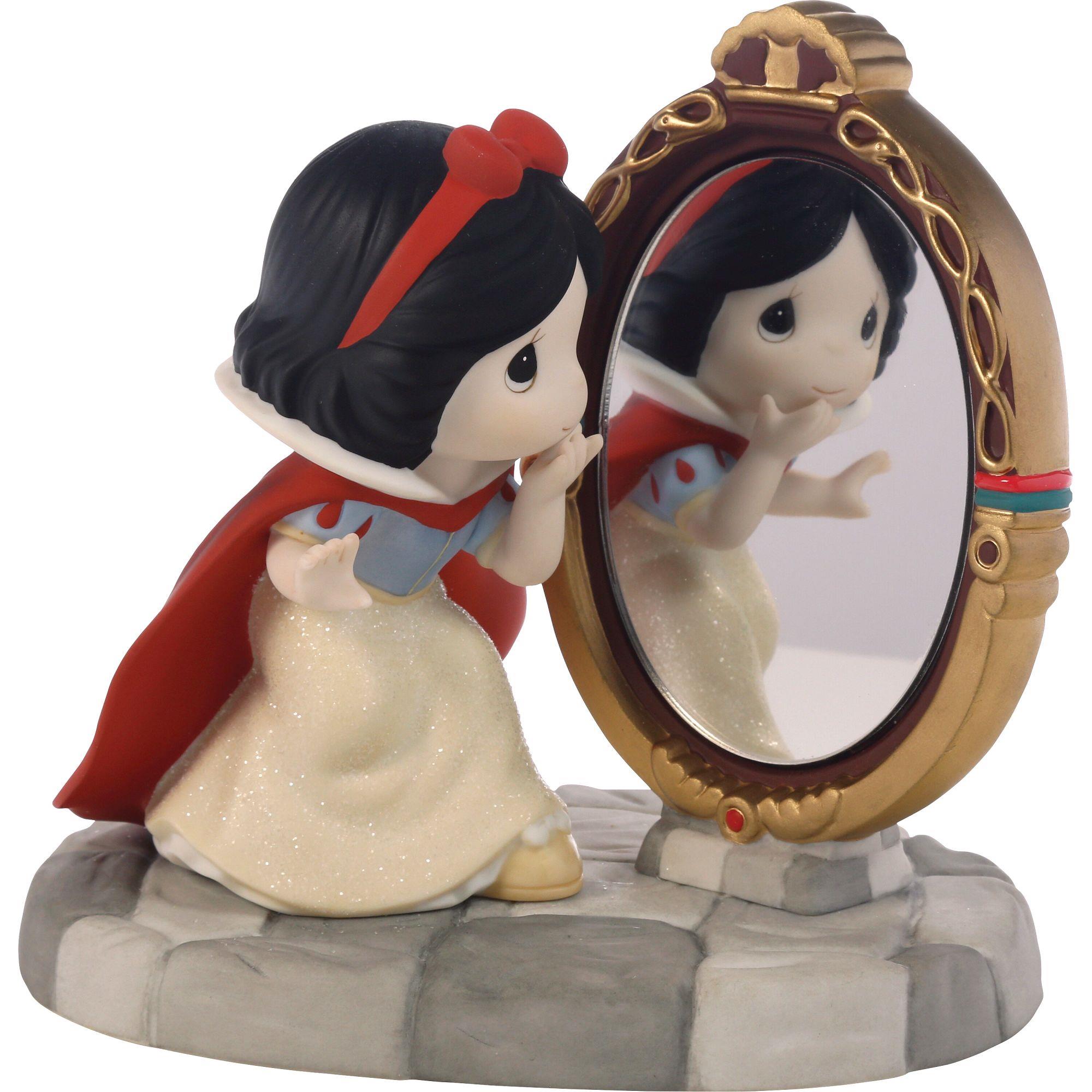 Disney Snow White and the Seven Dwarfs Mirror Precious Moments Figurine