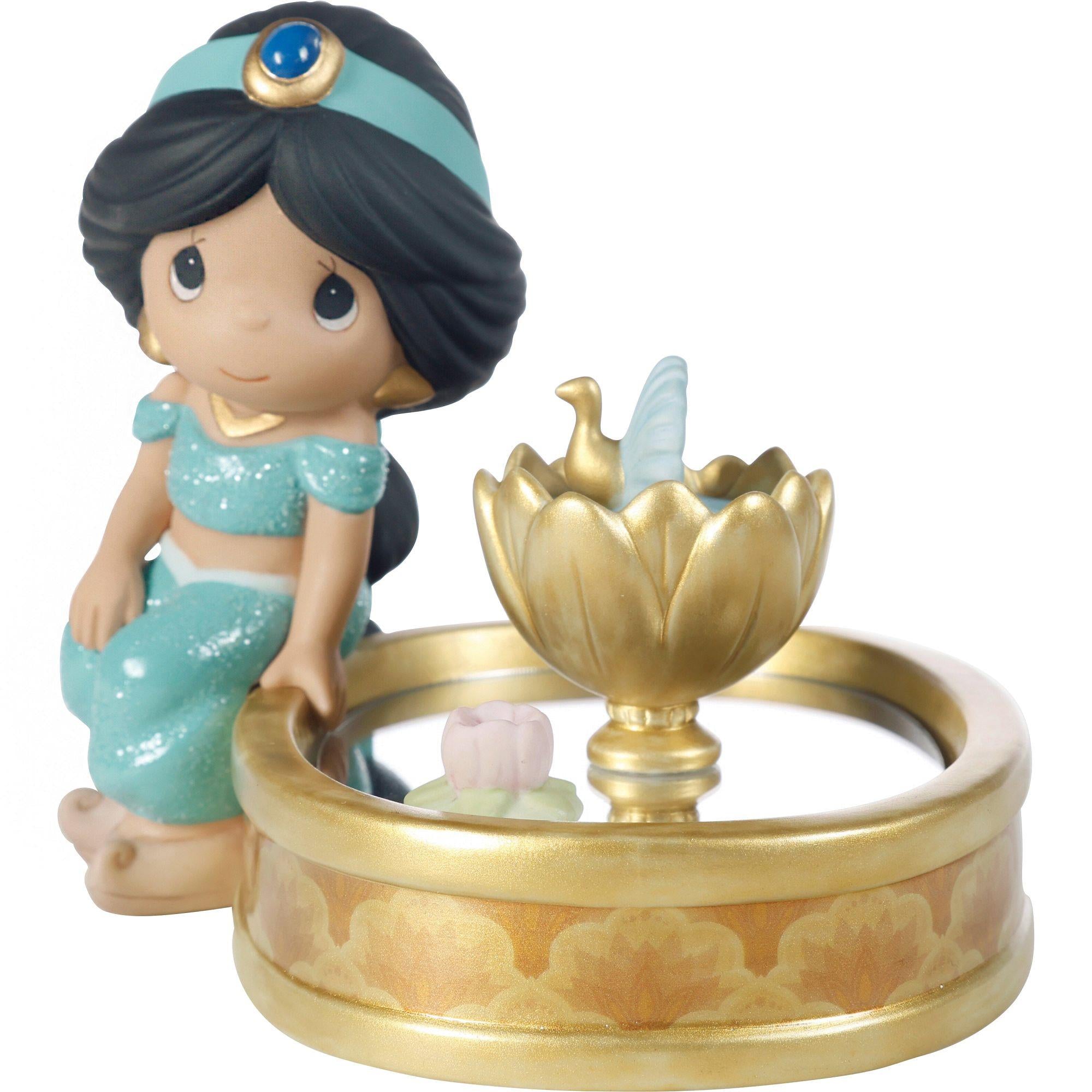 Disney Aladdin Jasmine Wishing Well Precious Moments Figurine