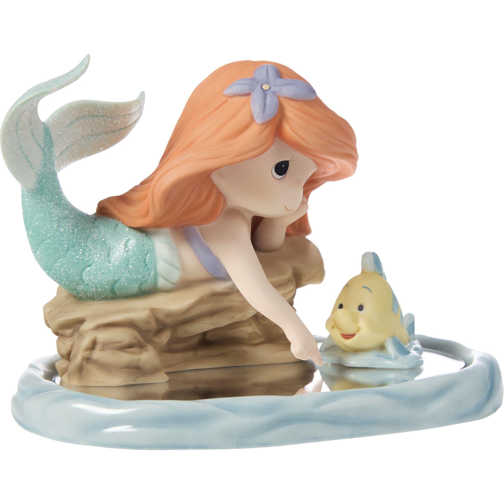 Disney The Little Mermaid Ariel Mirror Precious Moments Figurine