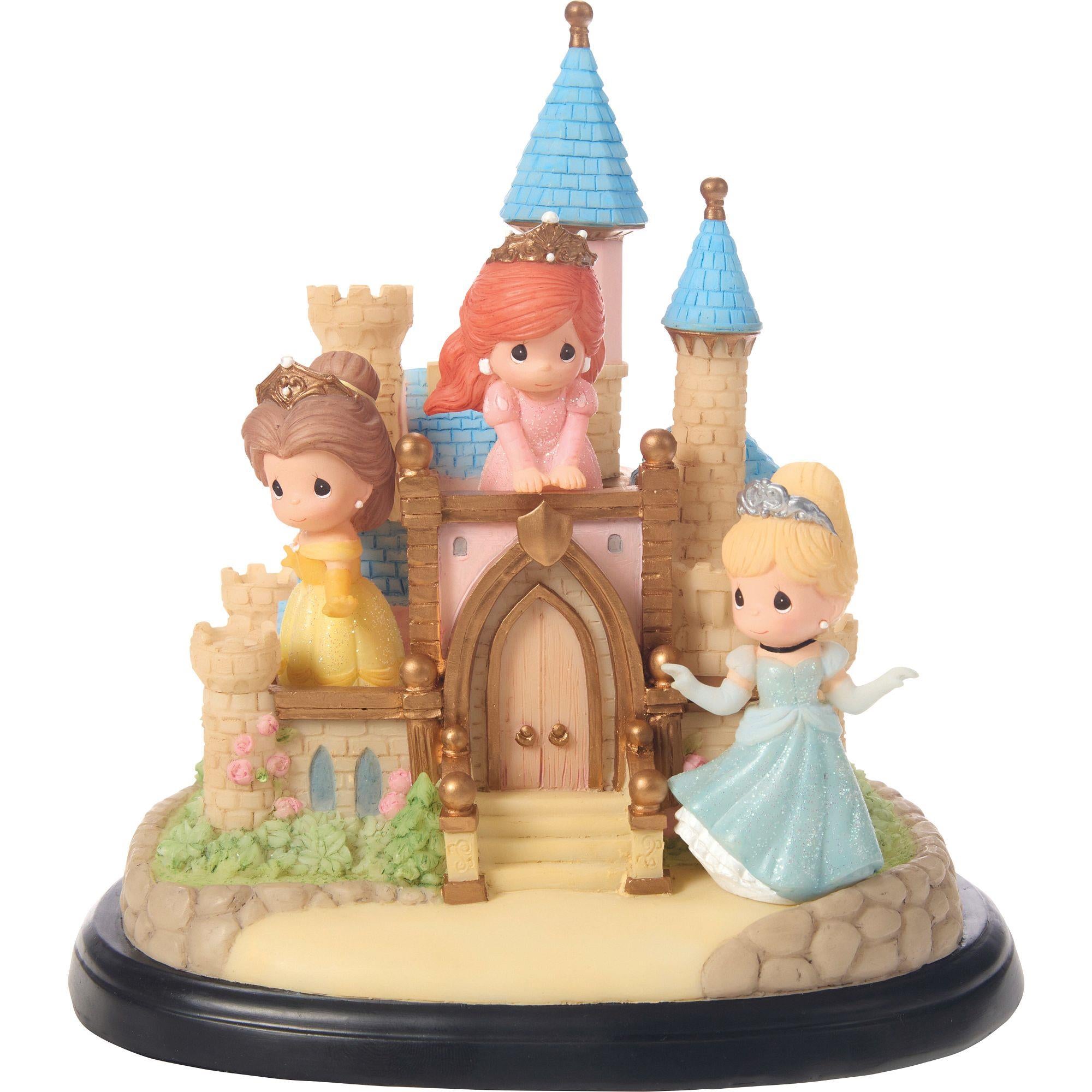 Disney Princess Magical Castle Precious Moments Muscial Figurine