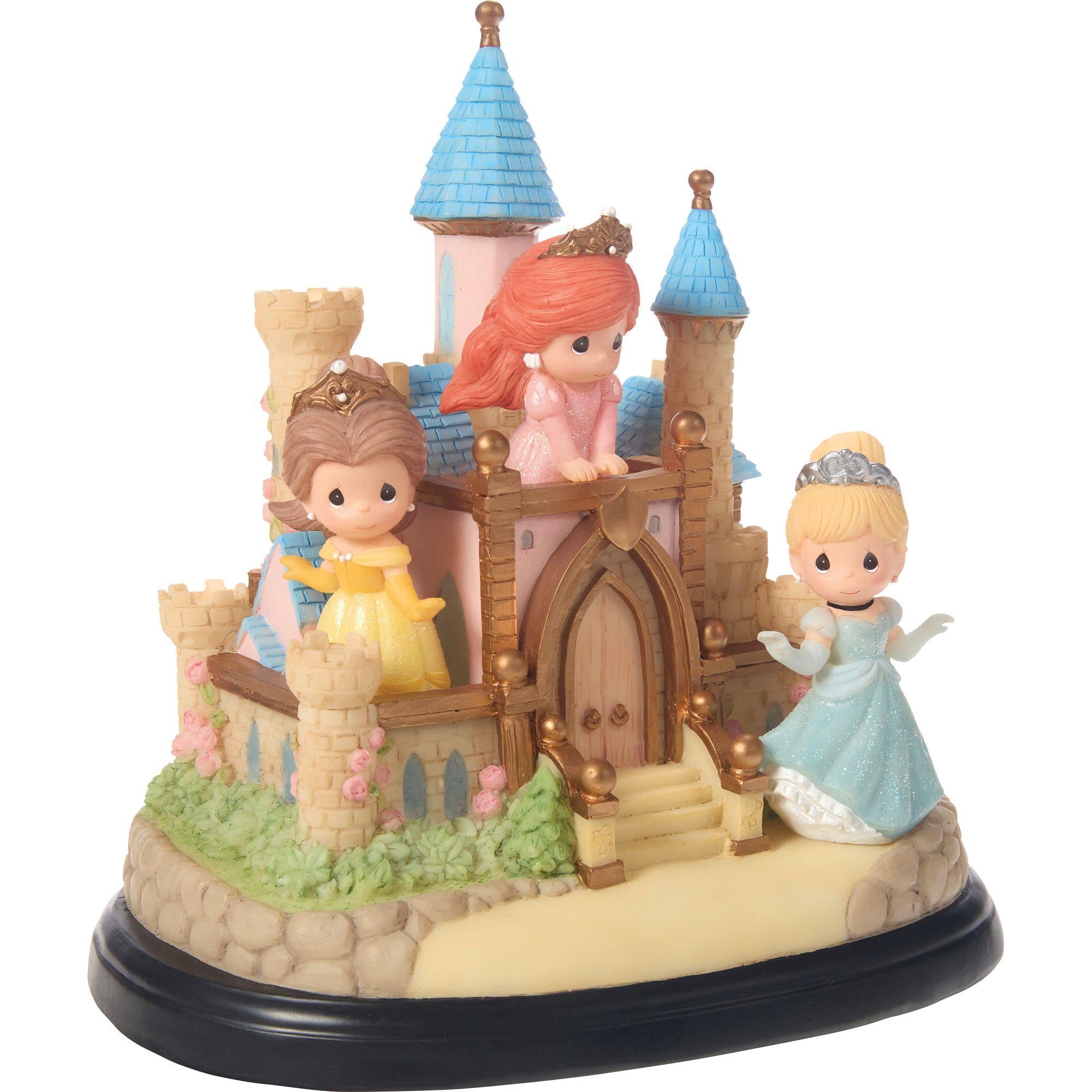 Disney Princess Magical Castle Precious Moments Muscial Figurine