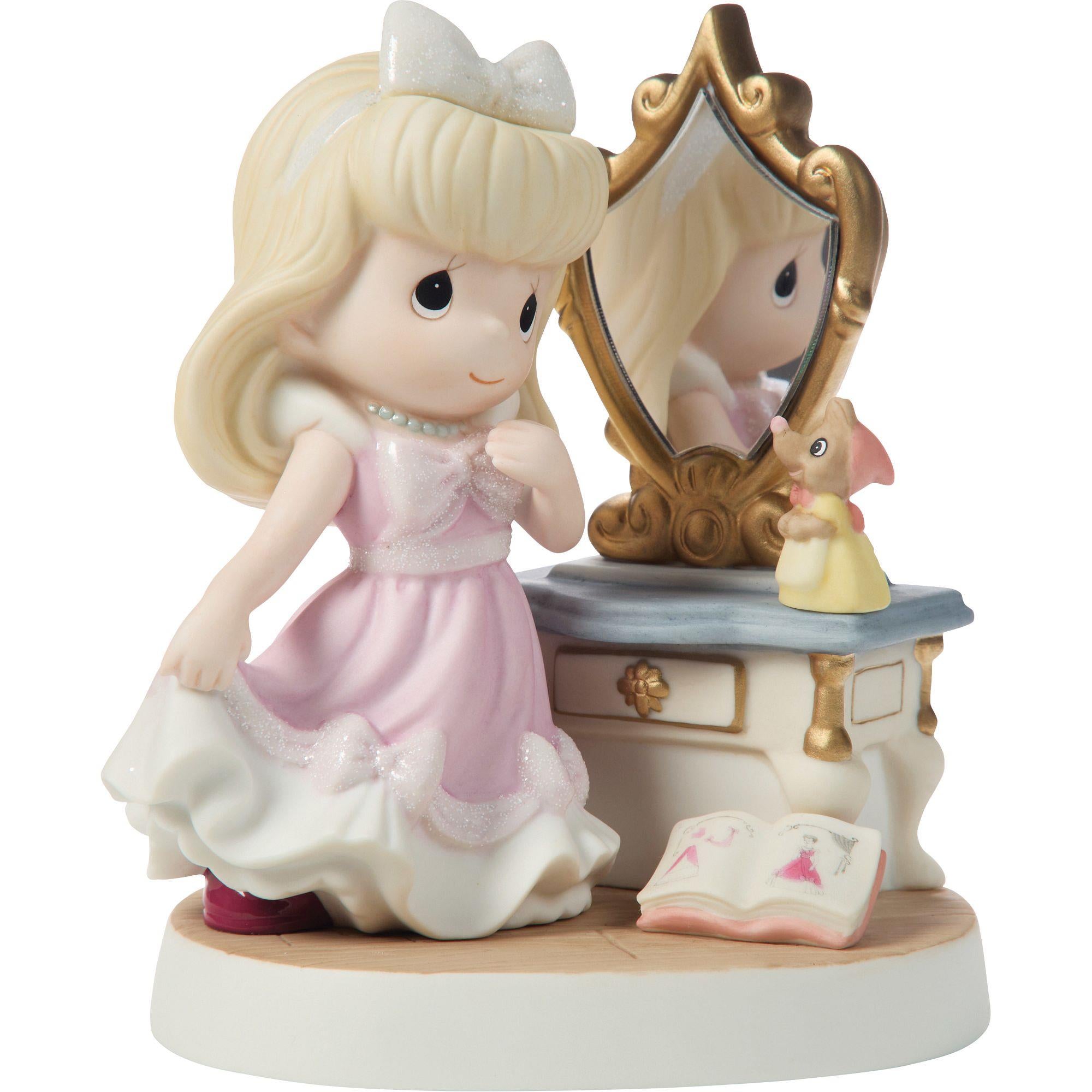 Disney Cinderella Mirror Precious Moments Figurine