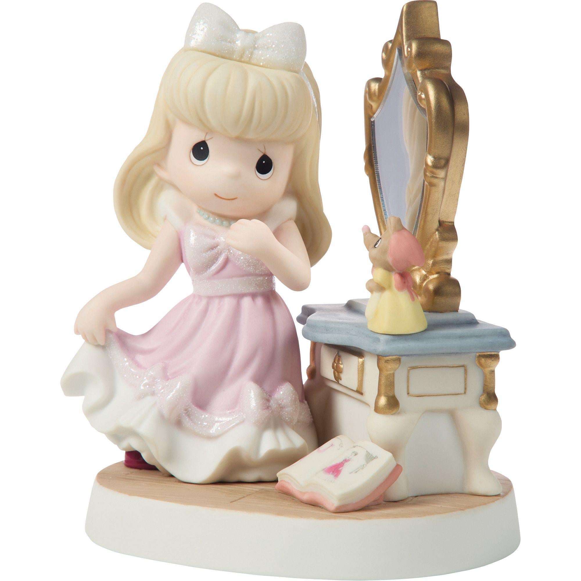 Disney Cinderella Mirror Precious Moments Figurine