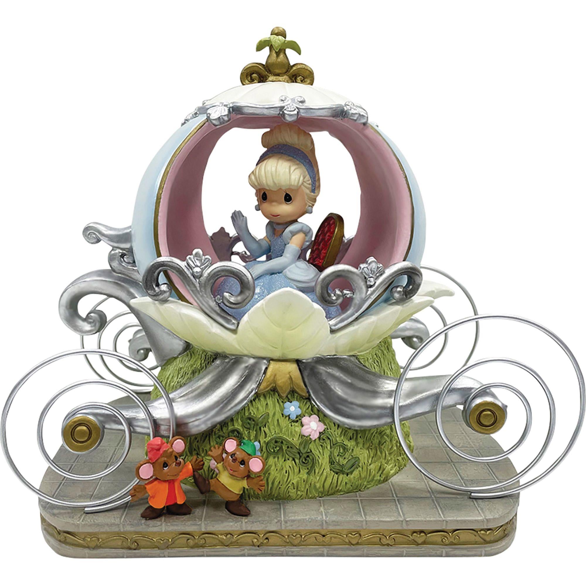 Disney Cinderella Coach Precious Moments LED and Musical Figurine