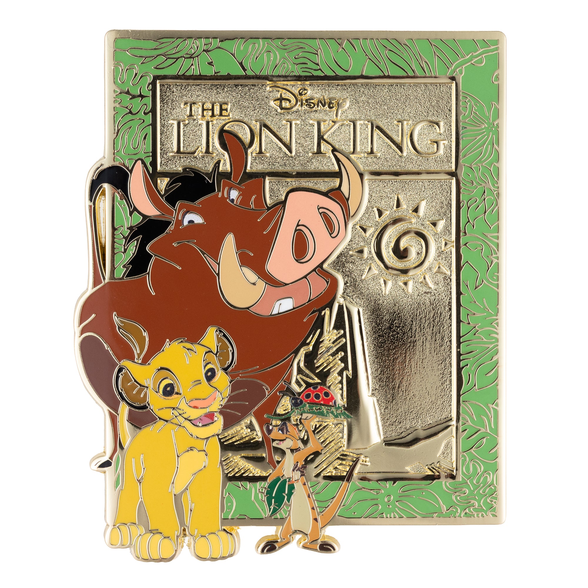 Disney The Lion King Codex Series Simba Timon and Pumbaa Jumbo Collectible Pin