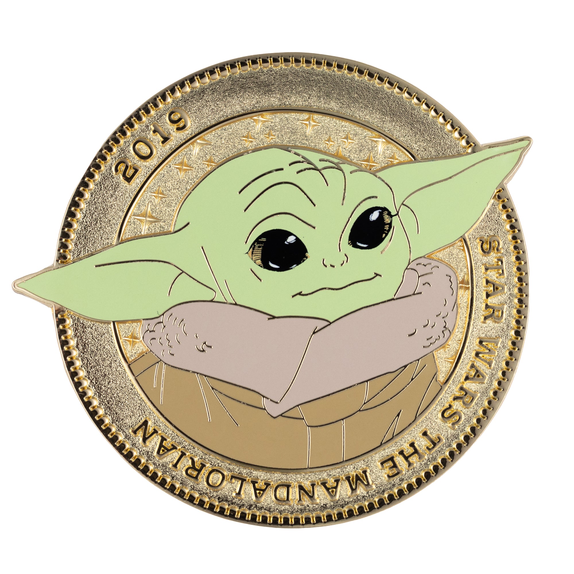 Star Wars Coin Series Baby Yoda Grogu Jumbo Collectible Pin