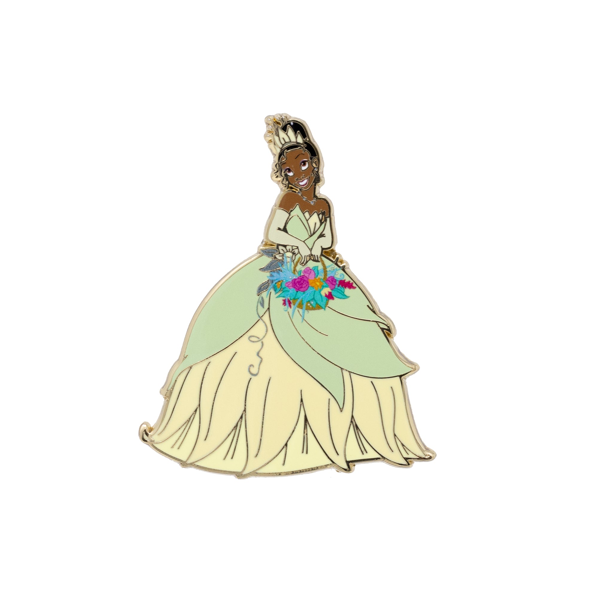 Disney Princess and the Frog Tiana with Florals Collectible Trading Pin