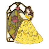 Disney Beauty and the Beast Belle Stained Glass Window Collectible Trading Pin