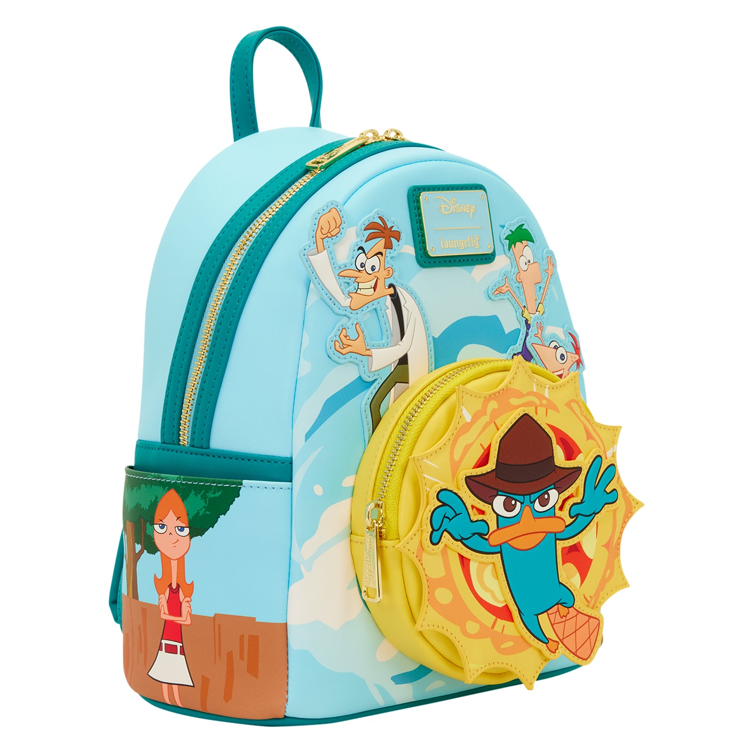 Disney Phineas & Ferb Light-Up Mini Backpack