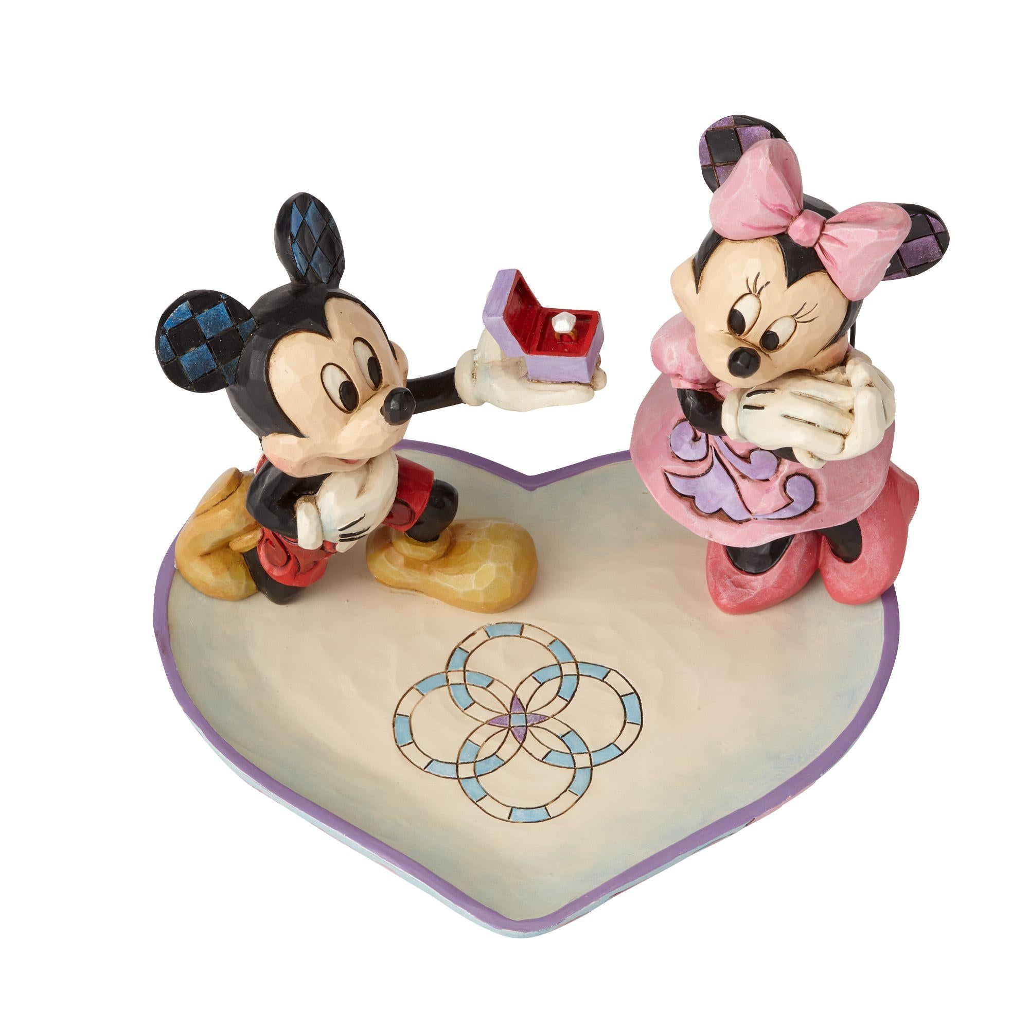 Disney Mickey and Minnie Ring Dish Disney Traditions