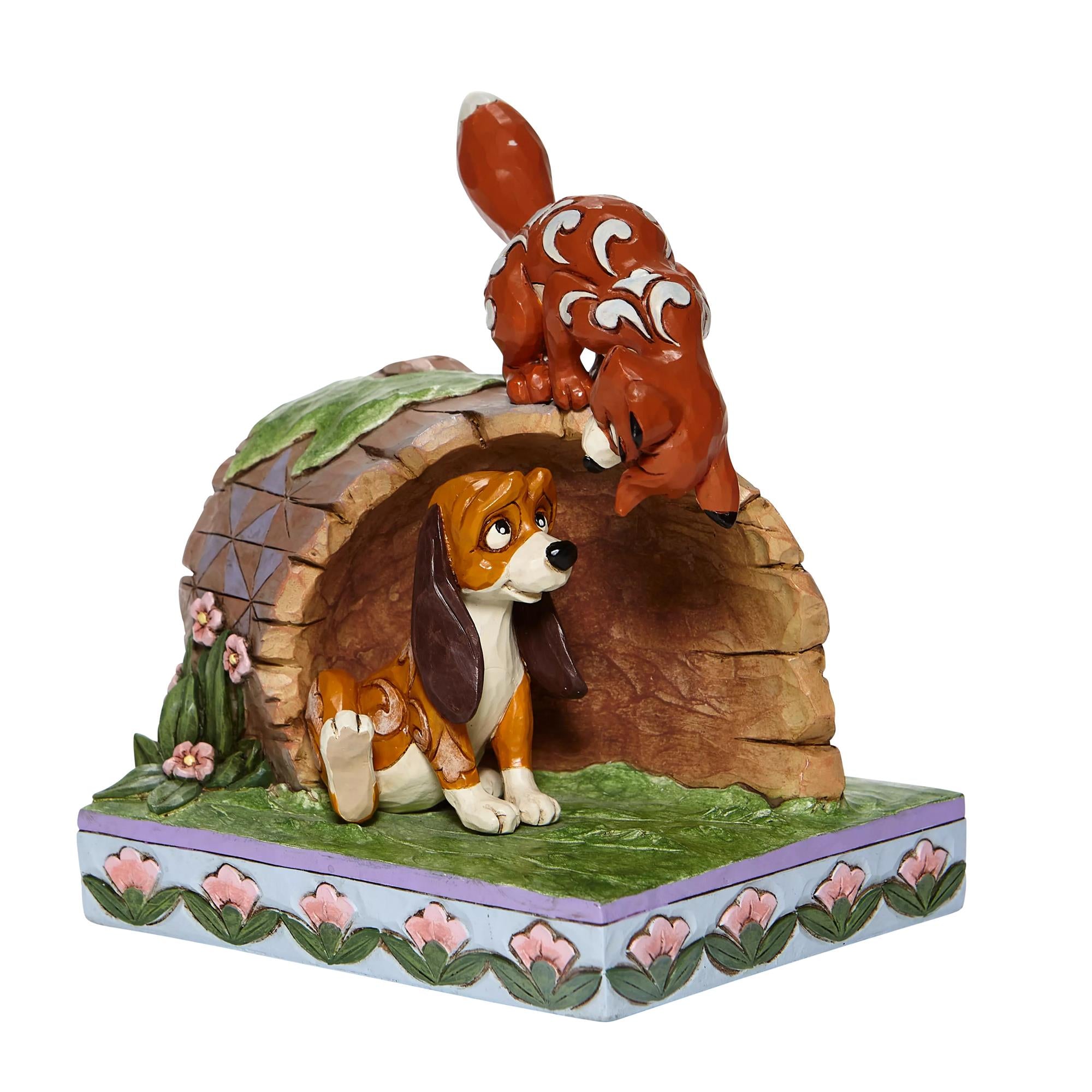 Disney Fox and the Hound on Log Disney Traditions