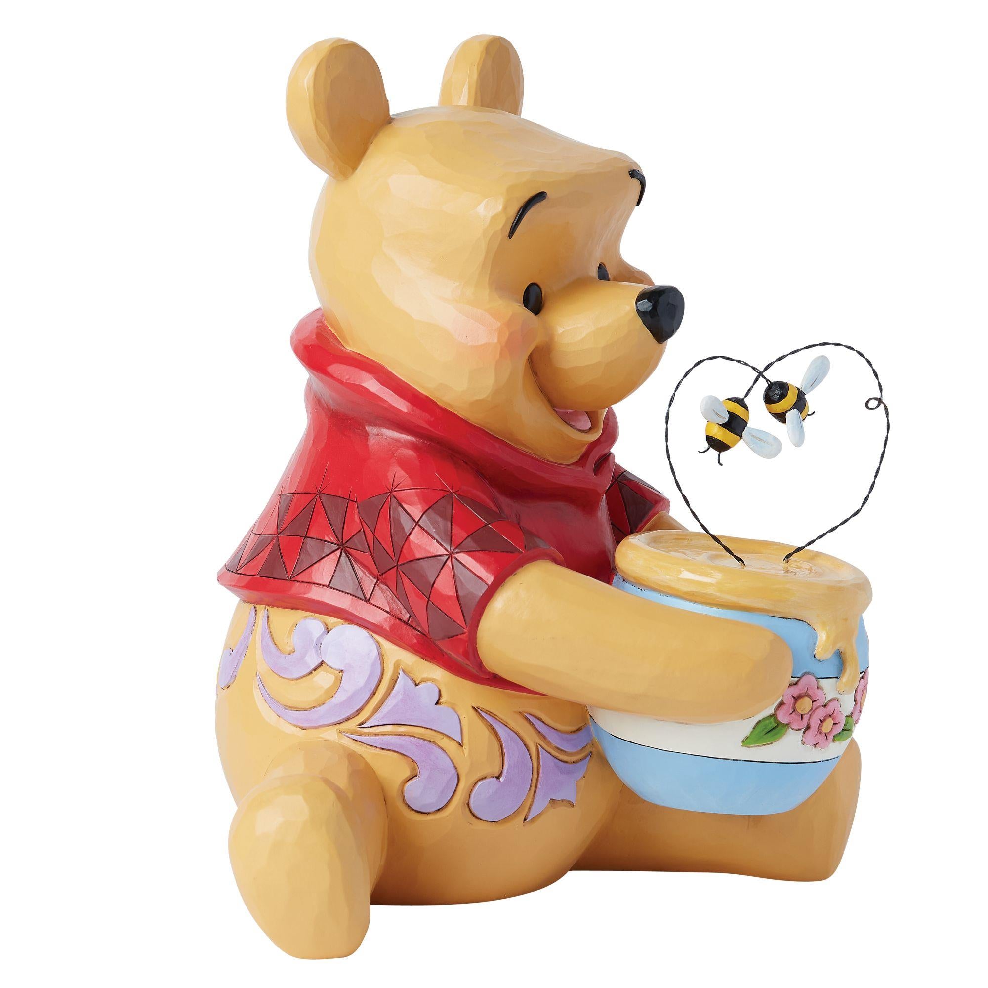 Disney Winnie the Pooh with Honey Pot Big Figure Disney Traditions