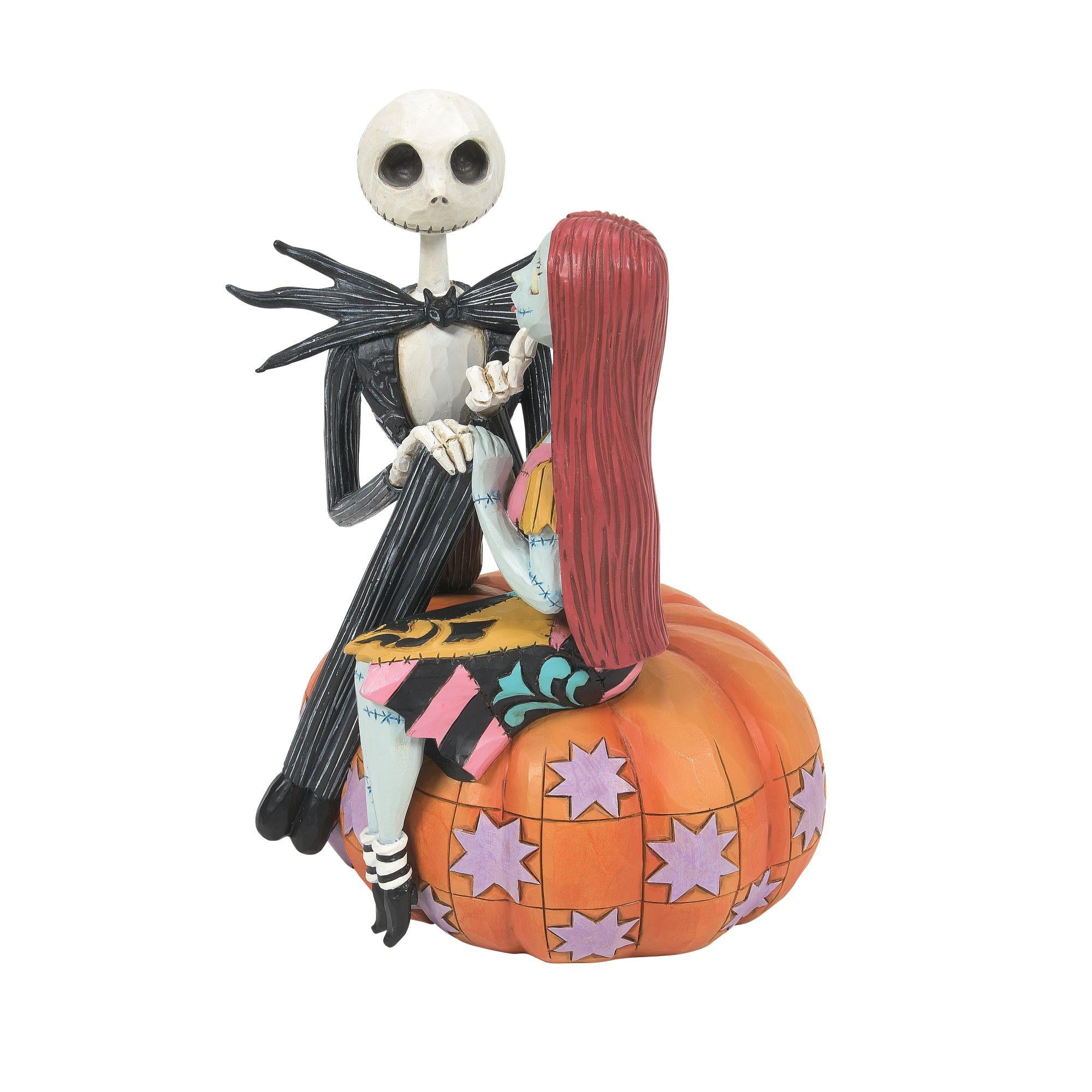 Disney Nightmare Before Christmas Christmas Jack and Sally Pumpkin Disney Traditions