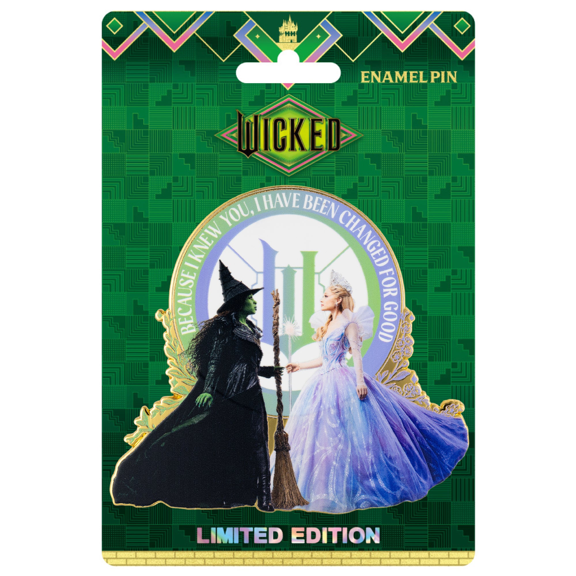 Universal Studios Wicked Changed for Good Jumbo Collectible Pin