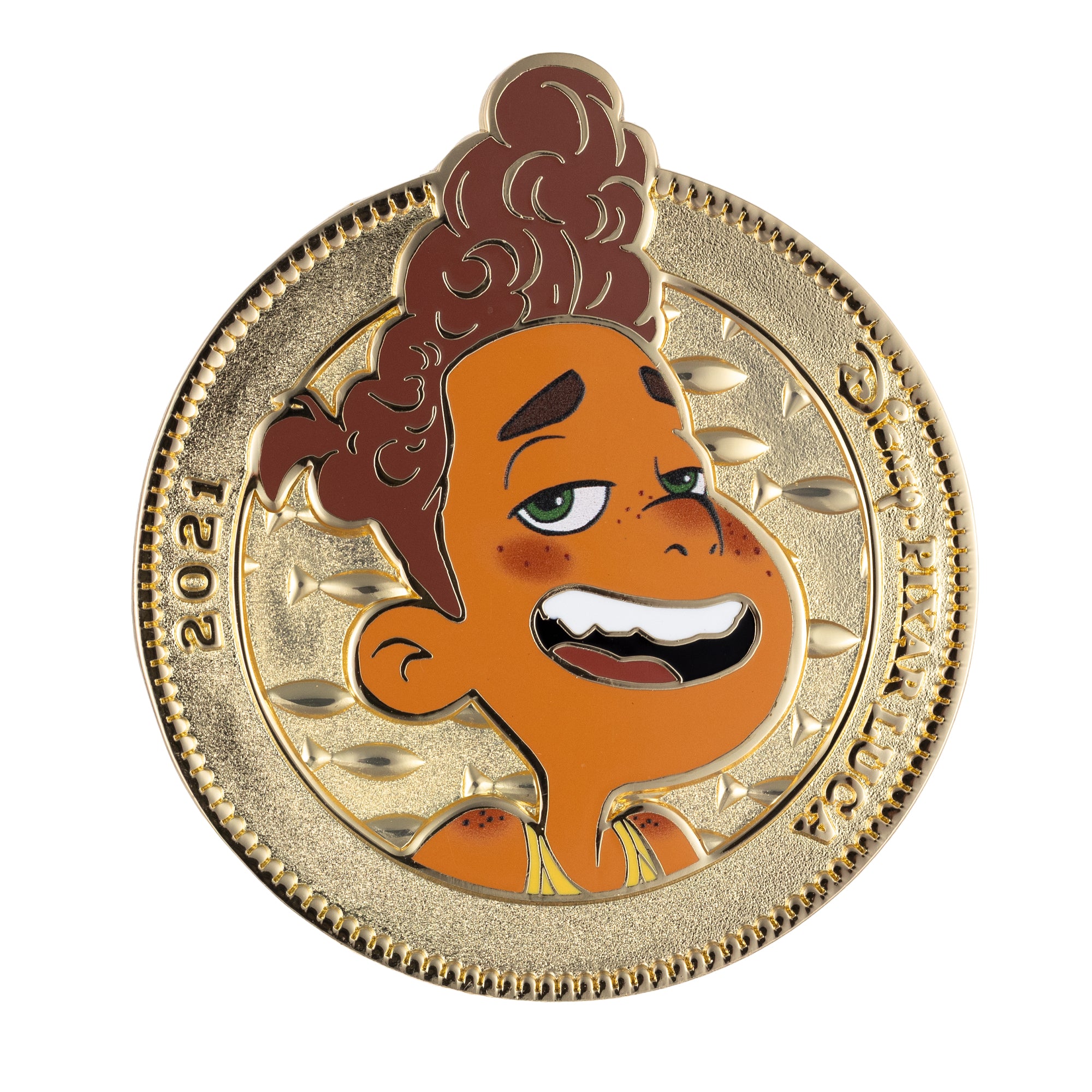 Pixar Coin Series Luca Alberto Jumbo Collectible Pin