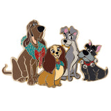 Disney Holidays Lady and the Tramp Disney Dogs Jumbo Collectible Pin