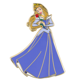 Disney Princess Sleeping Beauty Aurora with Rose Jumbo Collectible Trading Pin