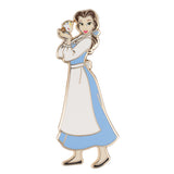 Disney Princess Beauty and the Beast Provincial Belle with Chip Jumbo Collectible Trading Pin