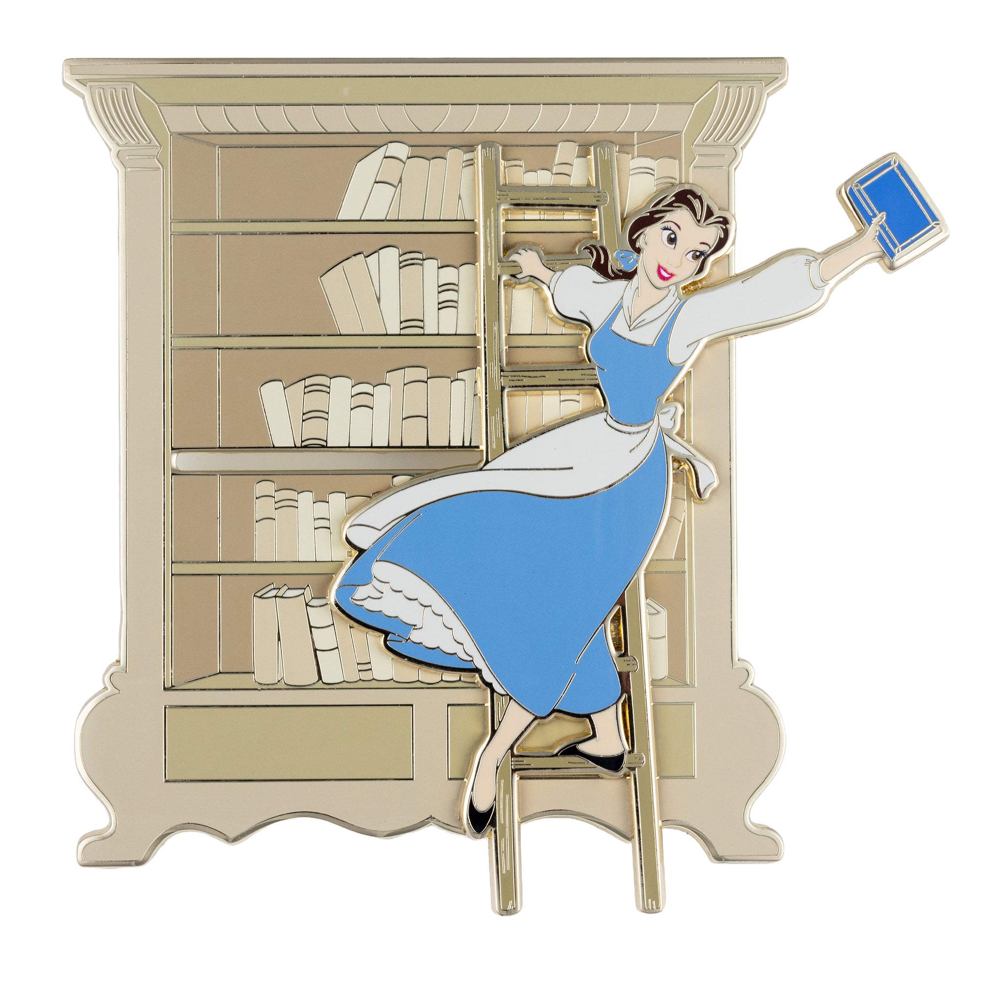 Disney Beauty and the Beast Library Slider Jumbo Collectible Pin
