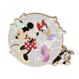 Disney Minnie, Daisy, and Figaro Dance Disco Jumbo Collectible Pin
