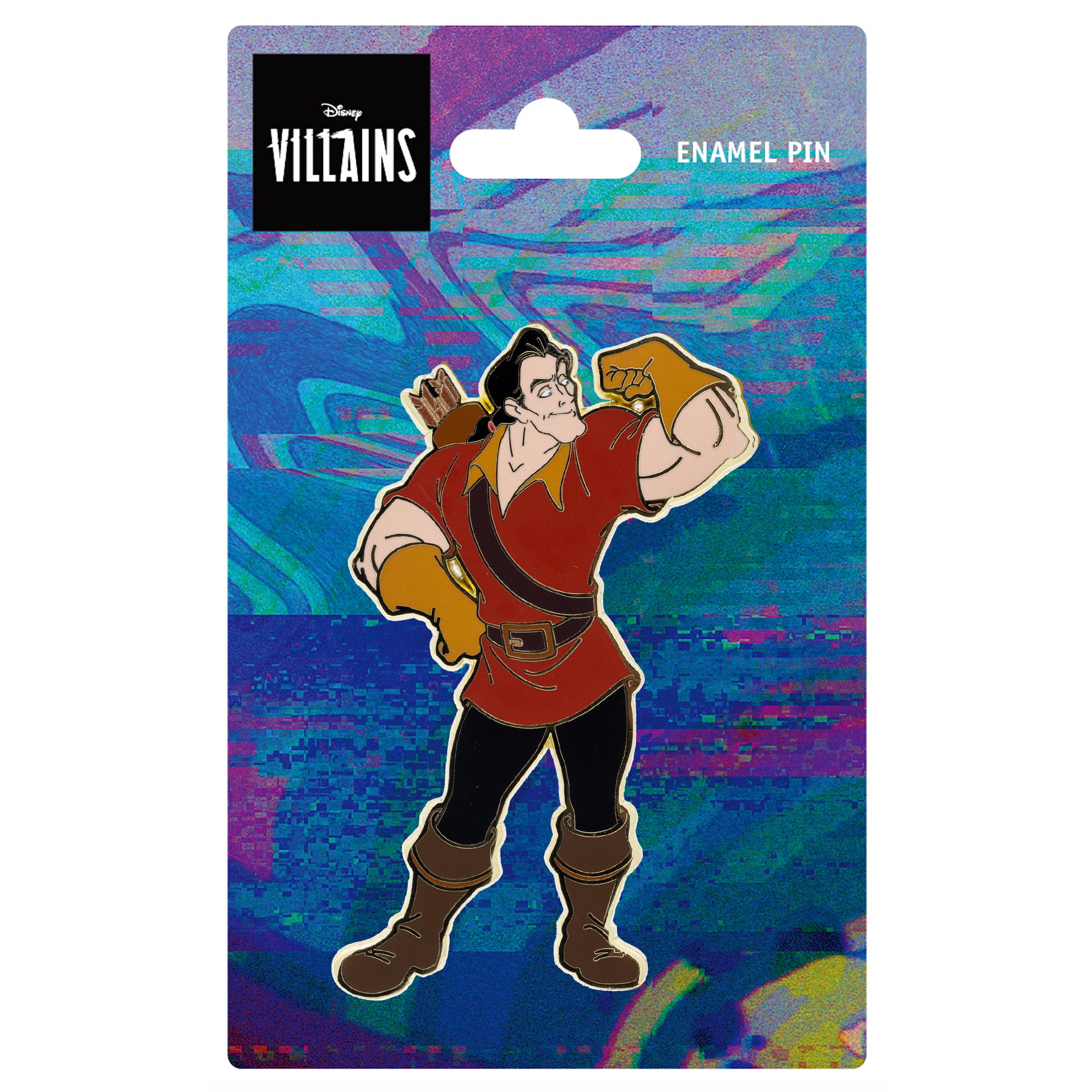 Disney Villains Beauty and the Beast Gaston Jumbo Collectible Trading Pin