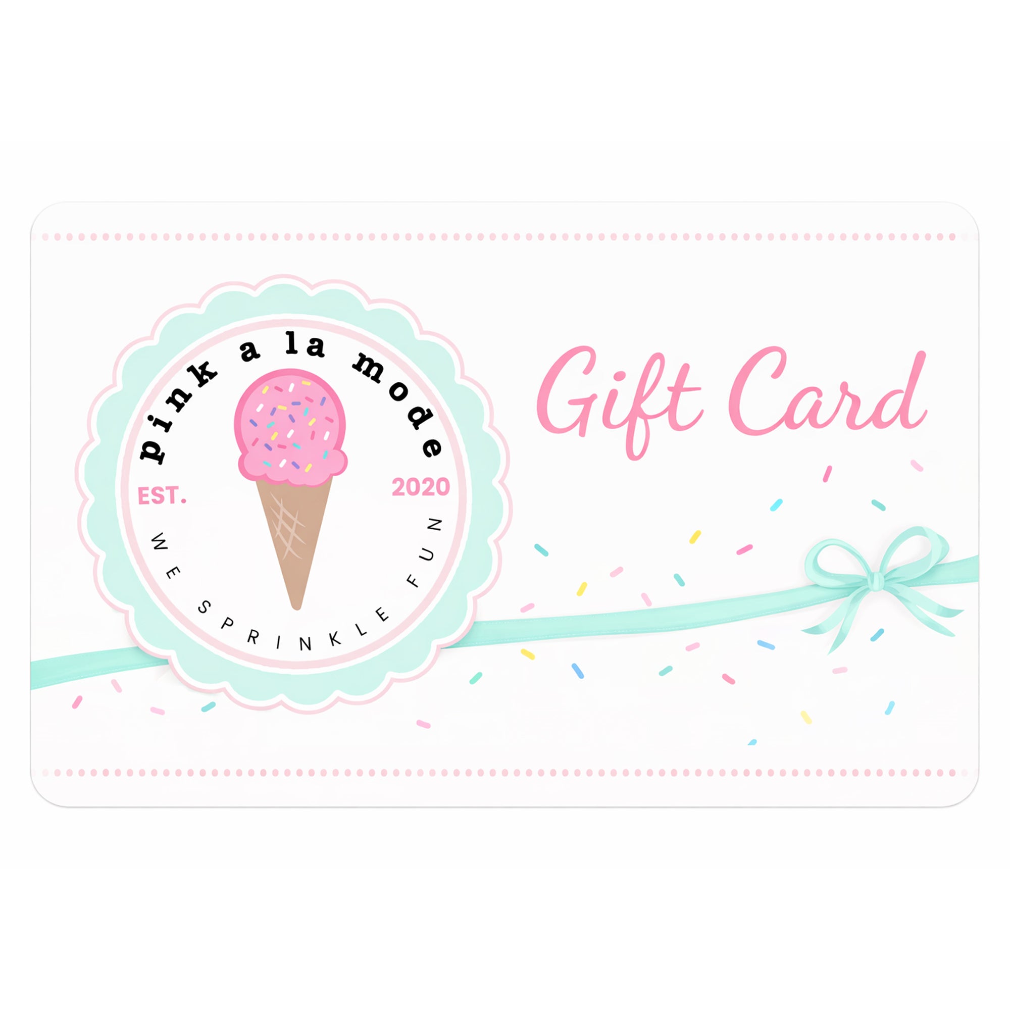 Pink a la Mode Giftcard