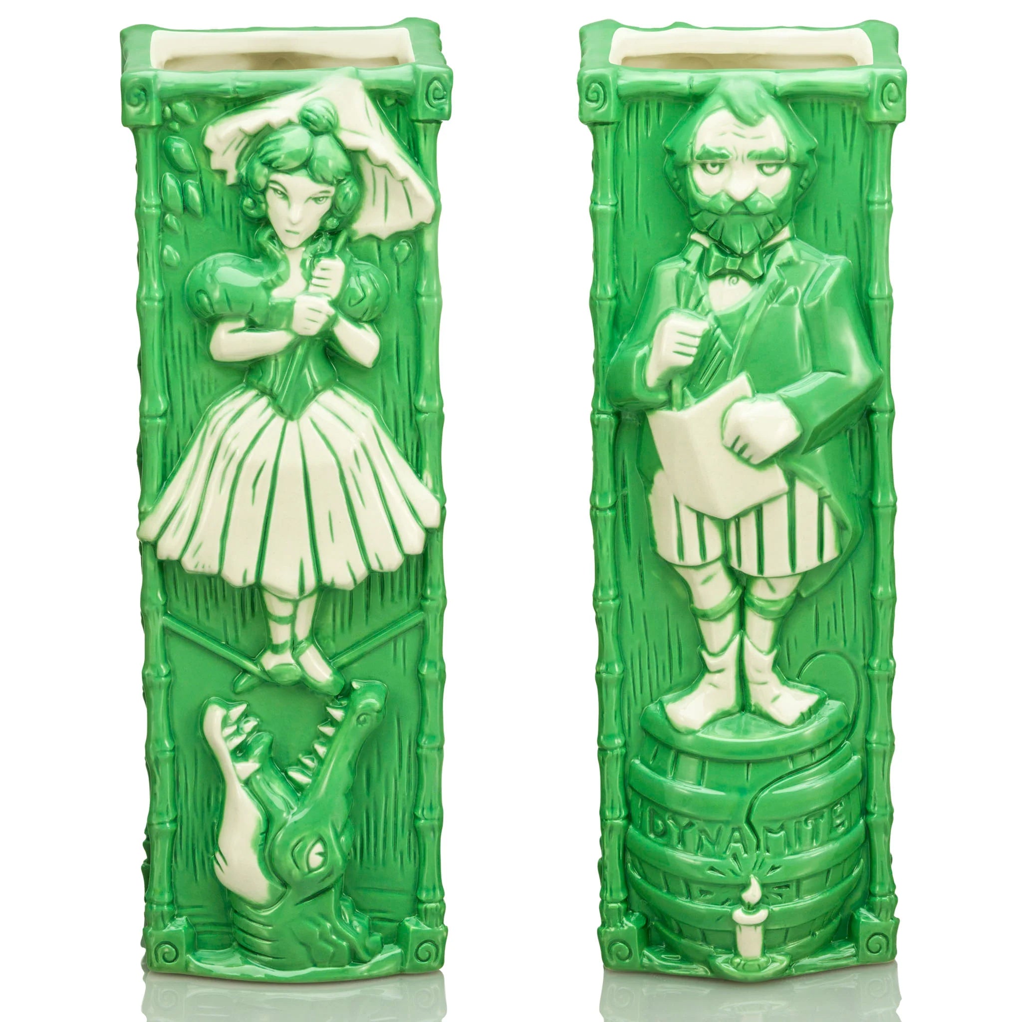 Disney The Haunted Mansion Stretching Portrait The Tightrope Walker Green Tiki
