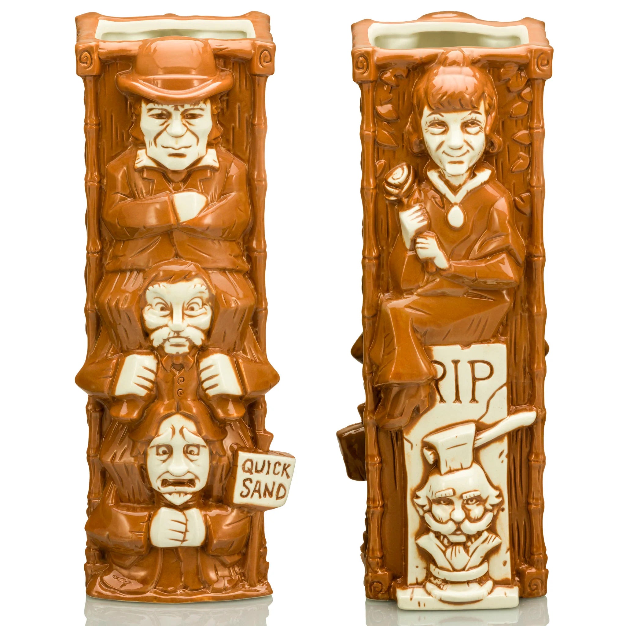 Disney The Haunted Mansion Stretching Portrait Quicksand Men Brown Tiki