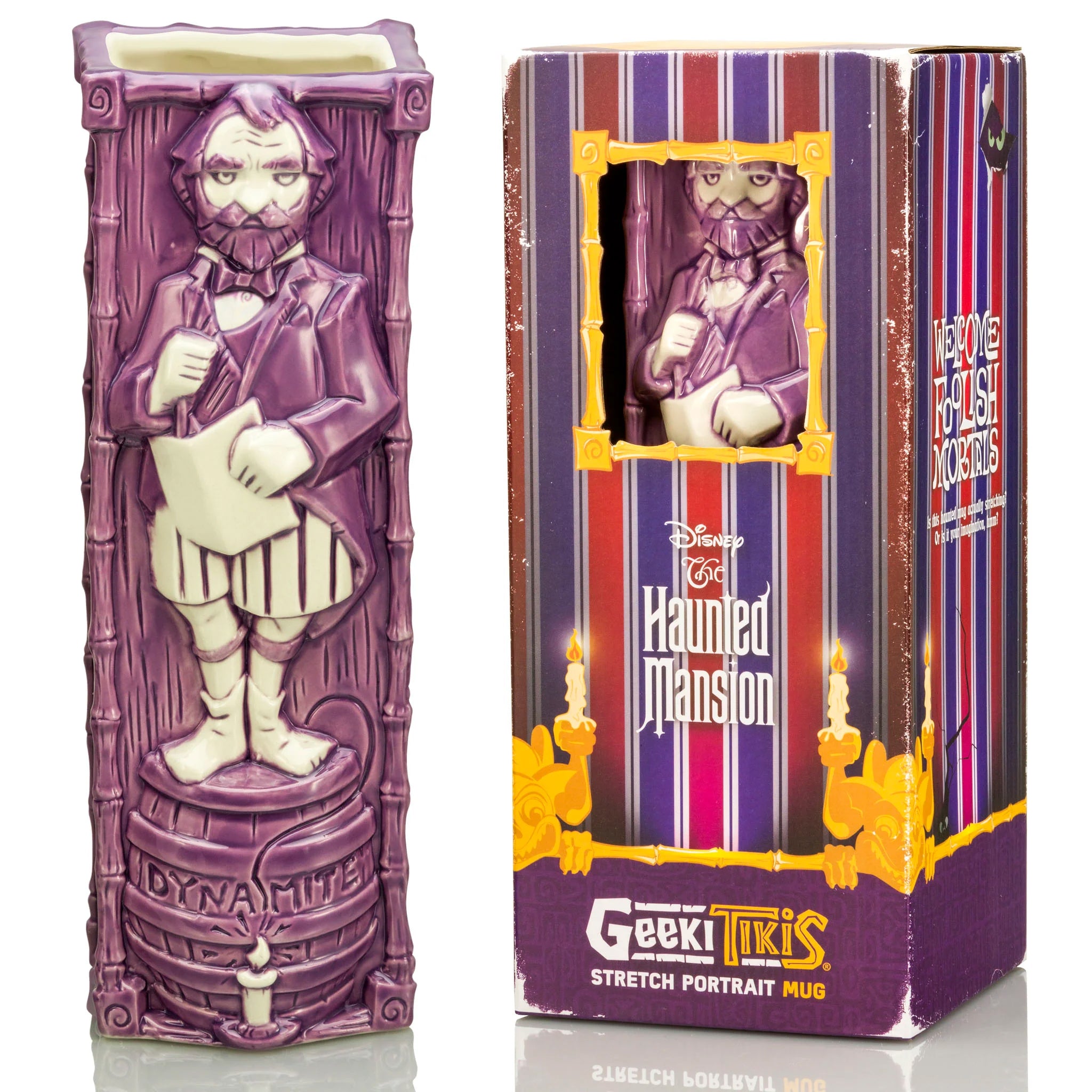 Disney The Haunted Mansion Stretching Portrait The Dynamite Gentleman Purple Tiki