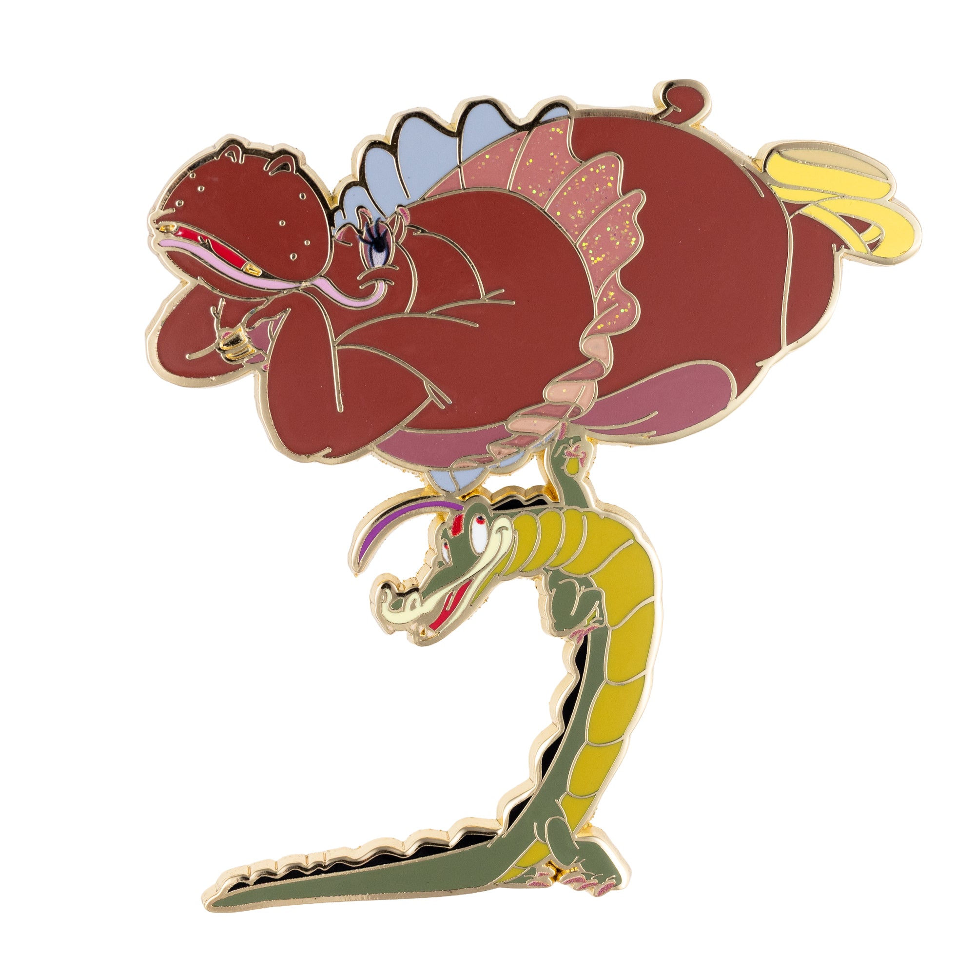 Disney Fantasia Hyacinth Hippo and Ben Ali Gator Jumbo Collectible Pin
