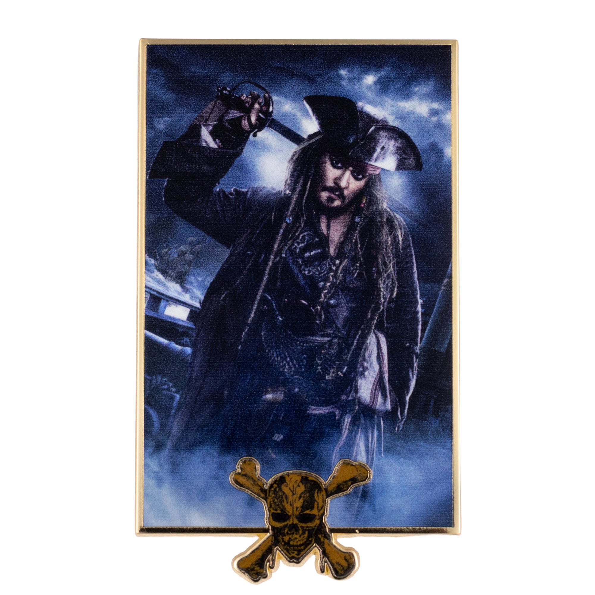 Disney Pirates of the Caribbean Jack Sparrow #2 Jumbo Collectible Trading Pin