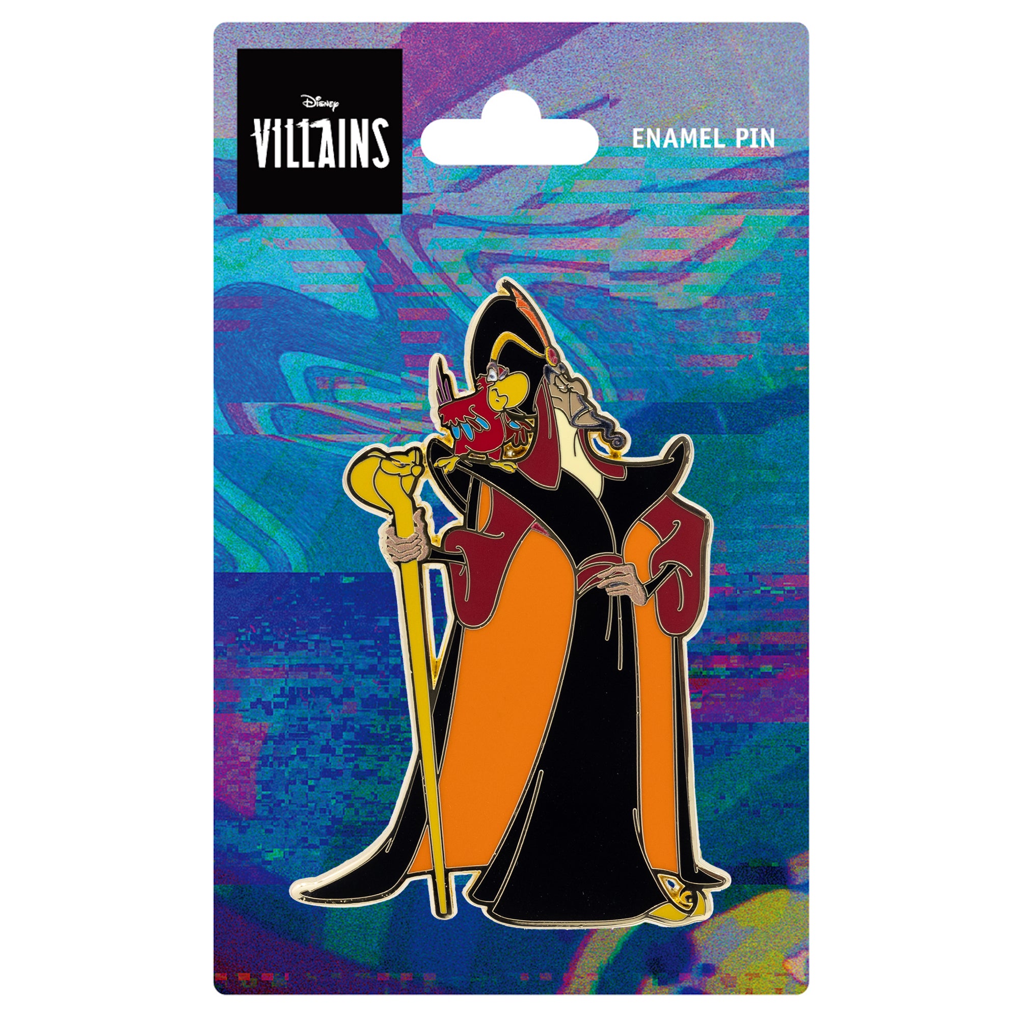 Disney Villains Aladdin Jafar with Iago Jumbo Collectible Trading Pin