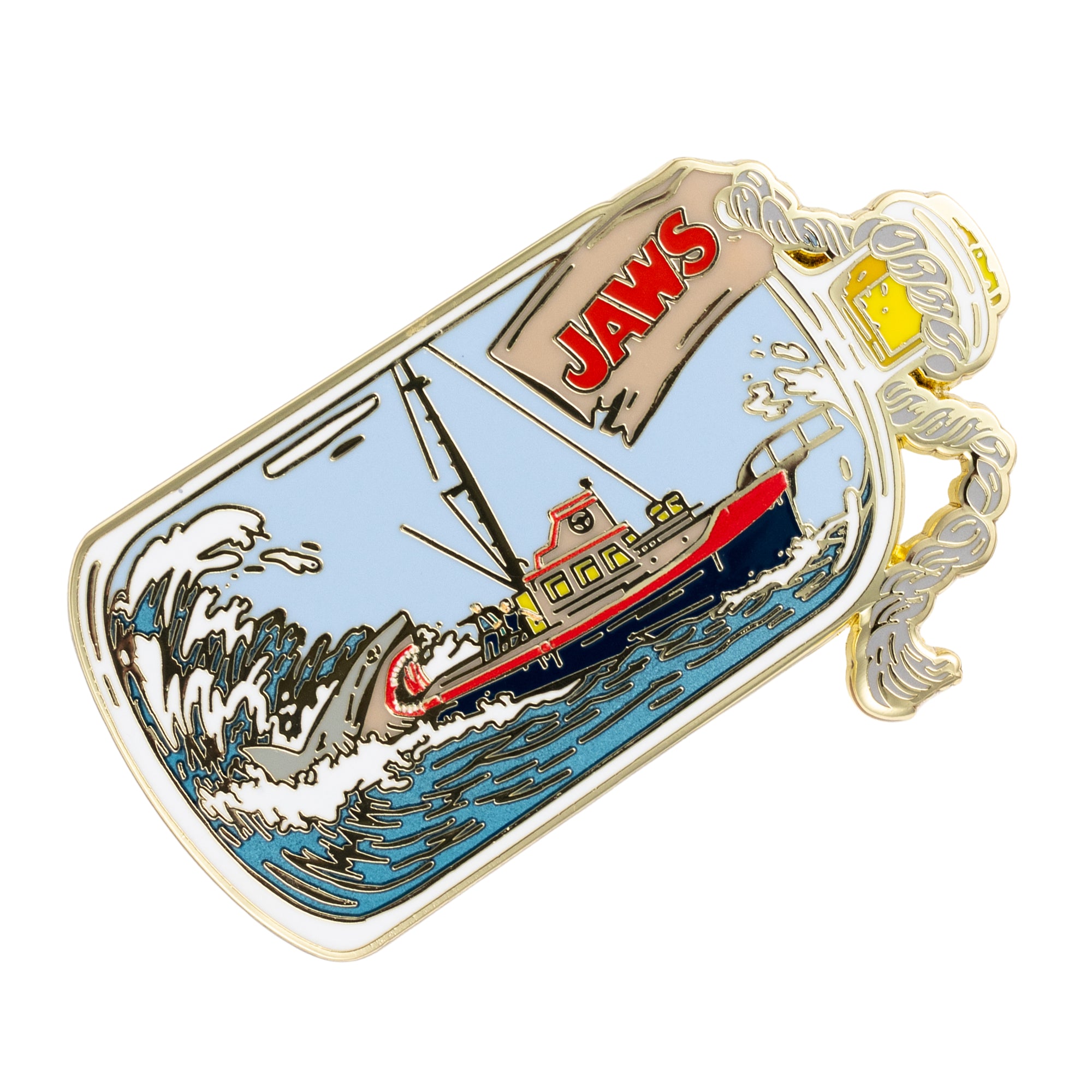 Universal Studios Jaws 50th Anniersary Jumbo Collectible Pin