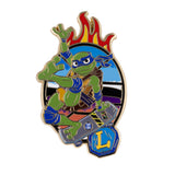 Teenage Mutant Ninja Turtles Mayhem Leonardo Collectible Trading Pin