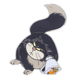 Disney Cinderella Lucifer with Jaq Under Teacup Collectible Trading Pin