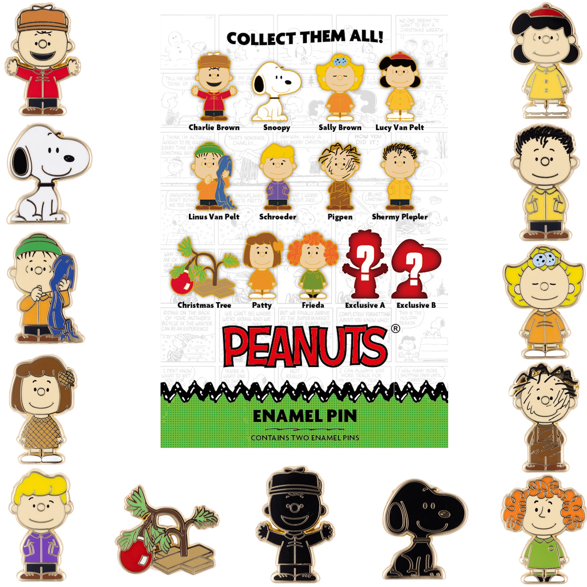 Peanuts Holiday Snoopy Mystery Micro Collectible Trading Pin