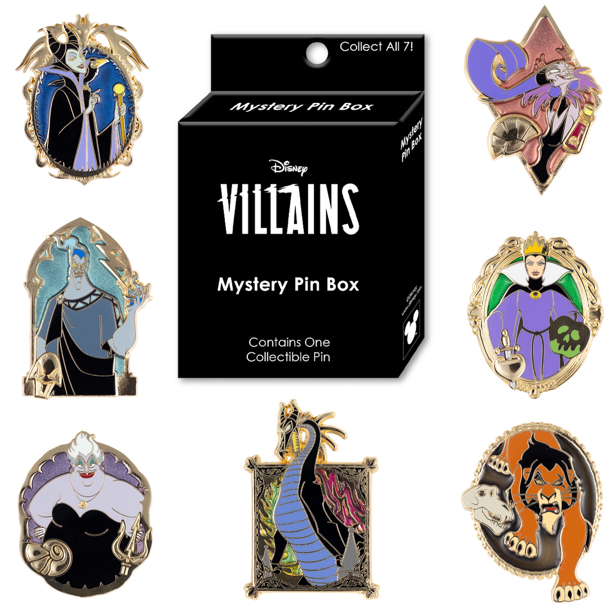 Disney Villains of the Elements Mystery Jumbo Collectible Trading Pin