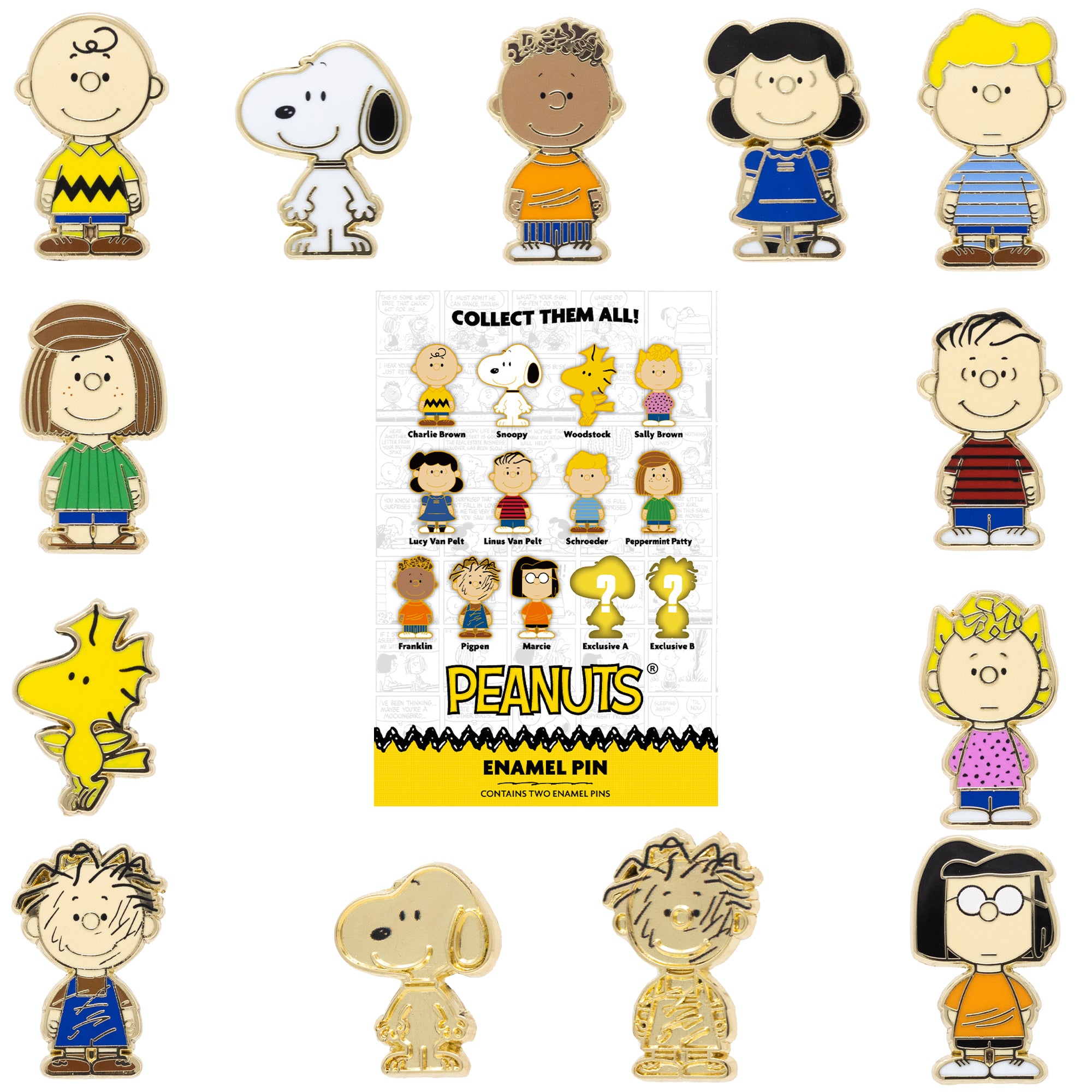 Peanuts Classic Snoopy Mystery Micro Collectible Trading Pin